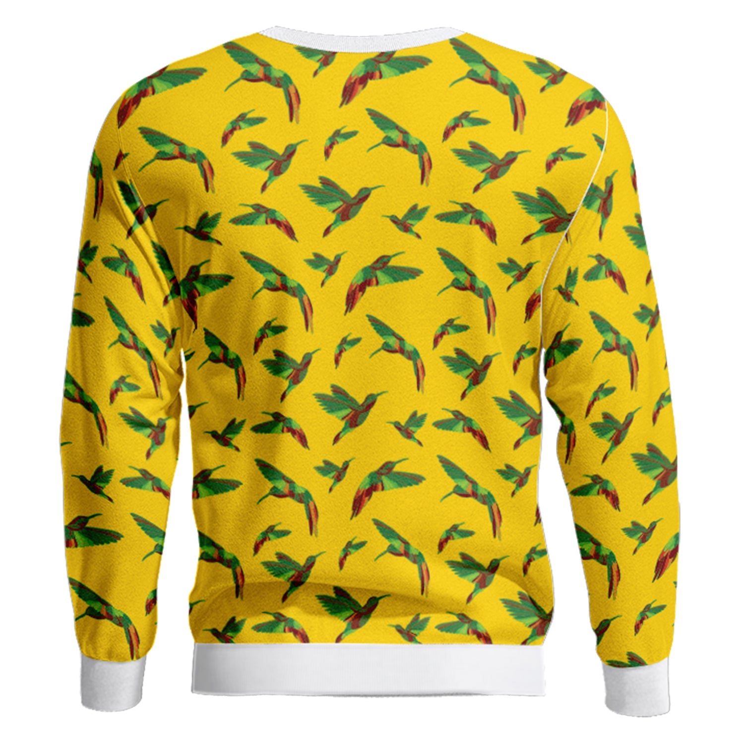 Red Swift Yellow Unisex Crewneck Long Sleeve Top Herman