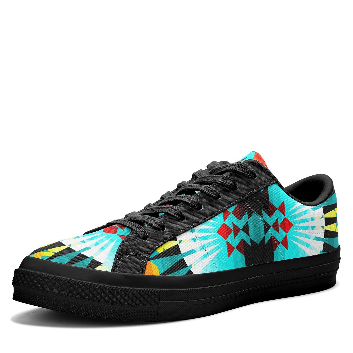 Ribbonwork Bustles Aapisi Low Top Canvas Shoes Black Sole 49 Dzine