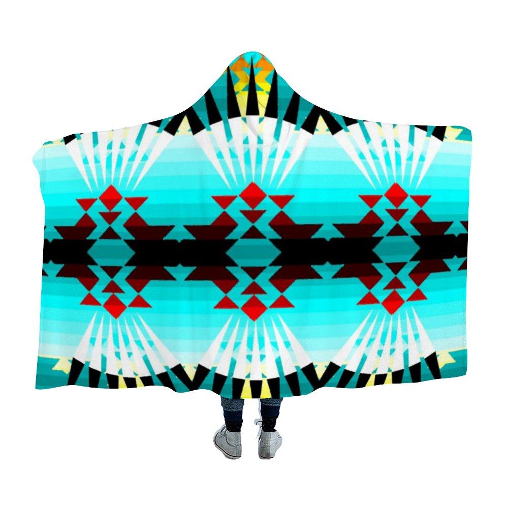 Ribbonwork Bustles Hooded Blanket 49 Dzine