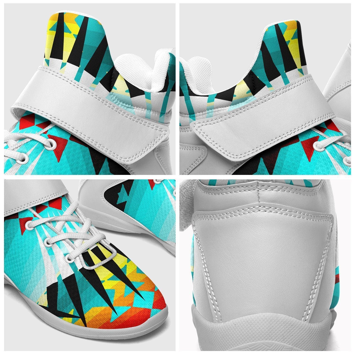 Ribbonwork Bustles Kid's Ipottaa Basketball / Sport High Top Shoes 49 Dzine
