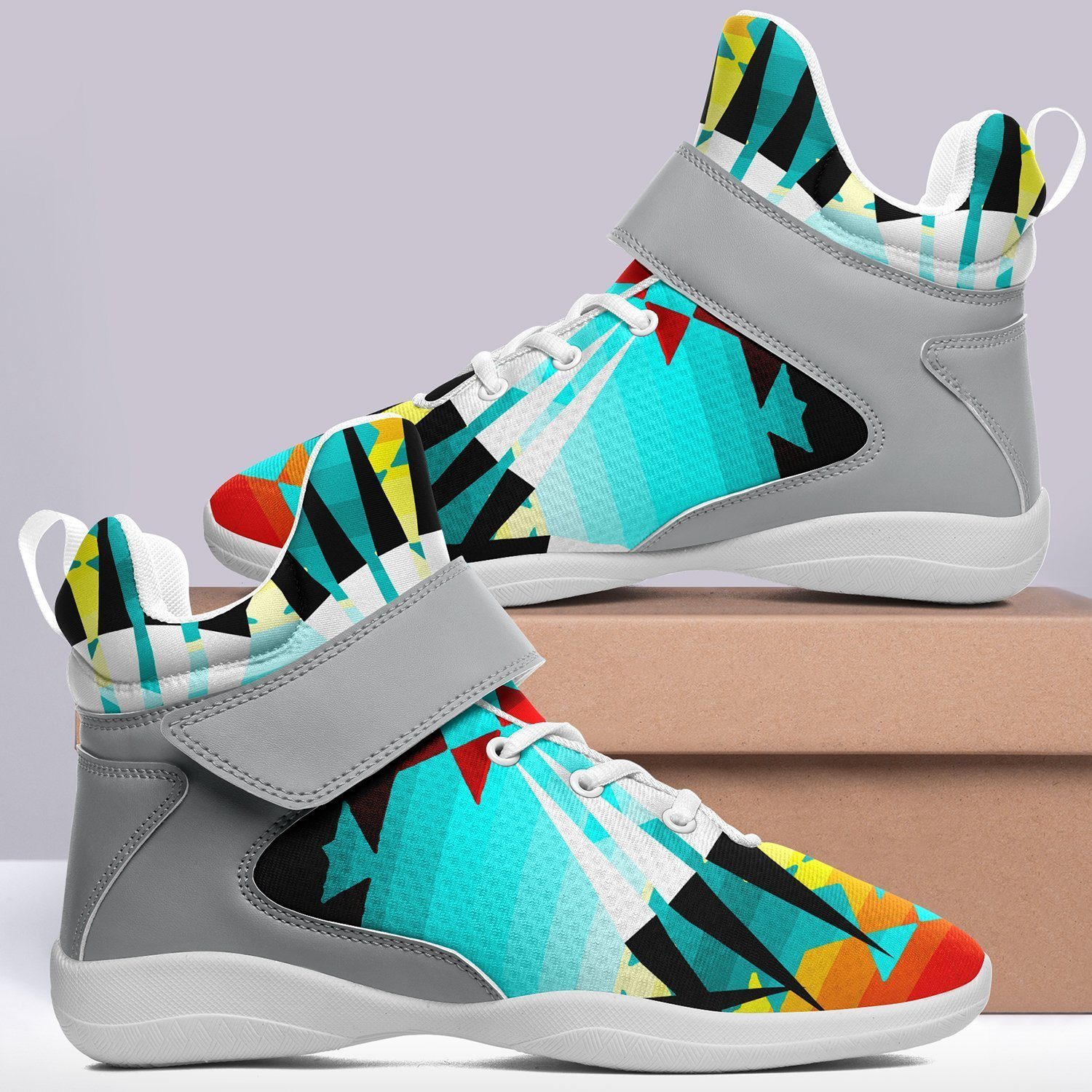 Ribbonwork Bustles Kid's Ipottaa Basketball / Sport High Top Shoes 49 Dzine