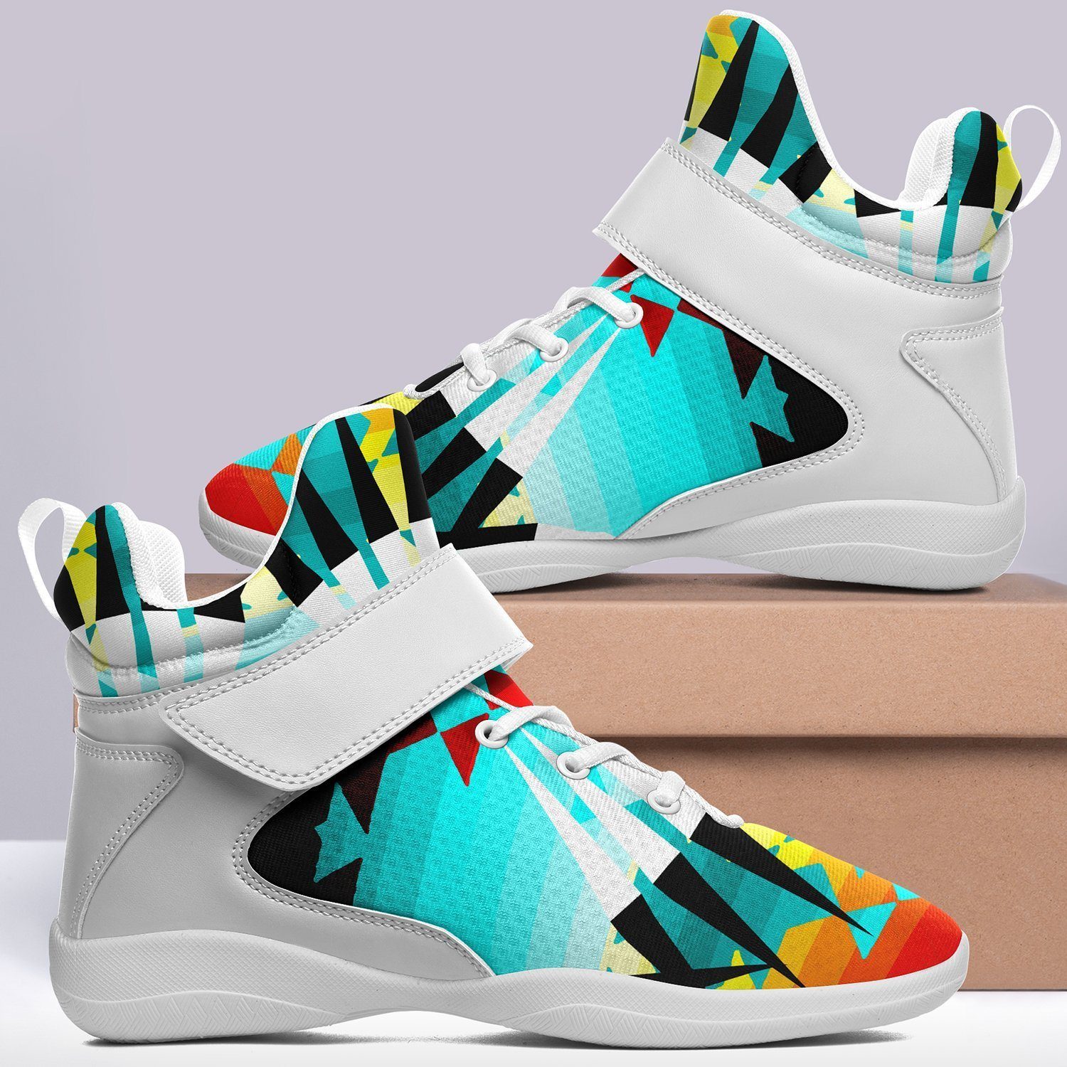 Ribbonwork Bustles Kid's Ipottaa Basketball / Sport High Top Shoes 49 Dzine