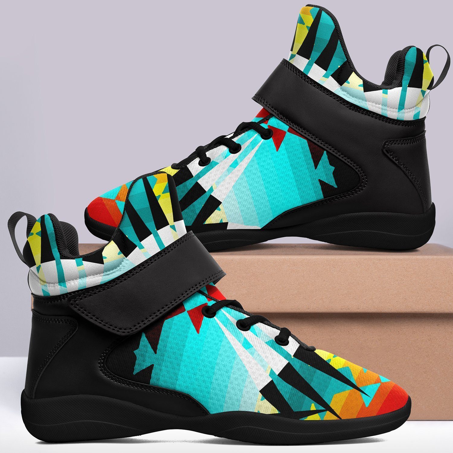 Ribbonwork Bustles Kid's Ipottaa Basketball / Sport High Top Shoes 49 Dzine