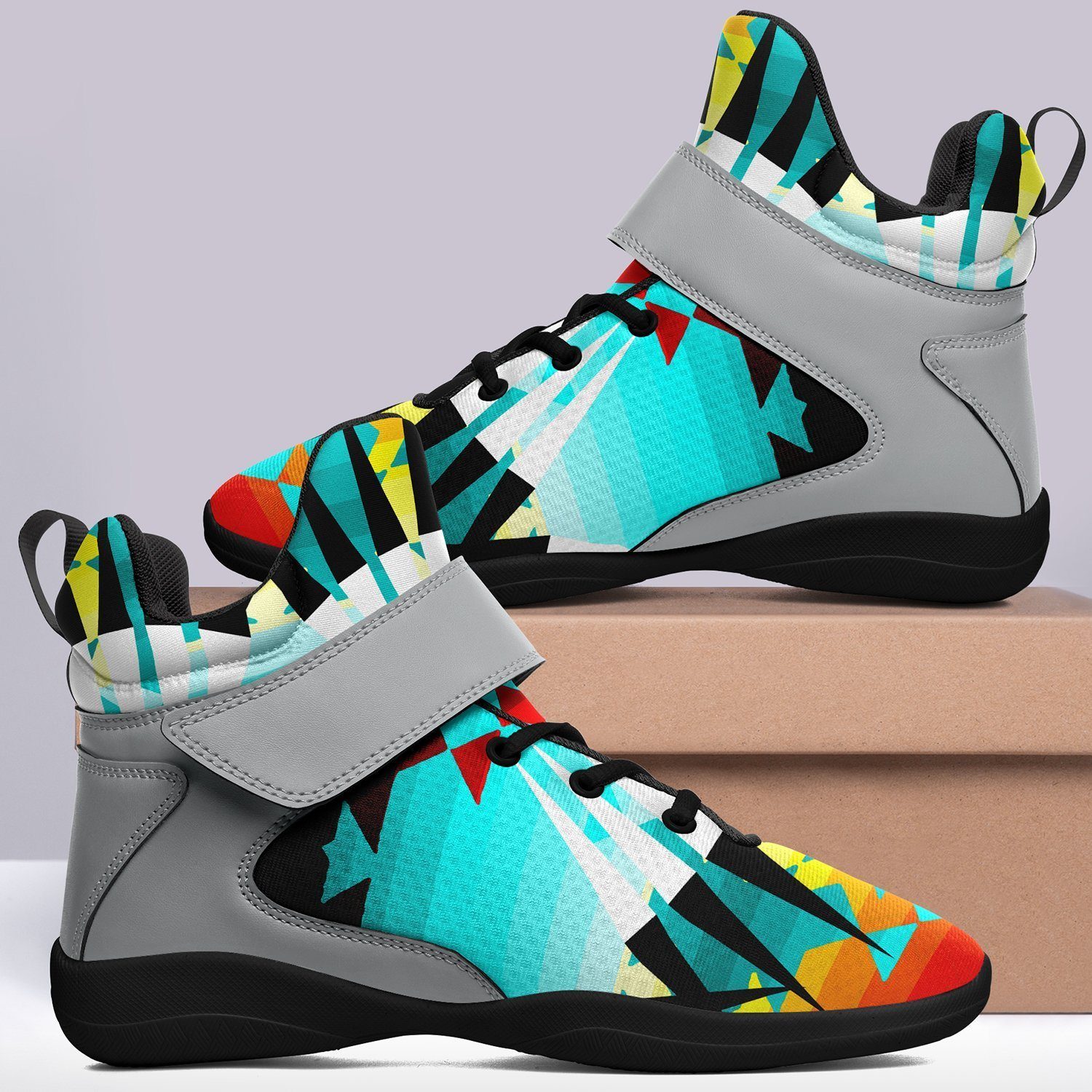 Ribbonwork Bustles Kid's Ipottaa Basketball / Sport High Top Shoes 49 Dzine