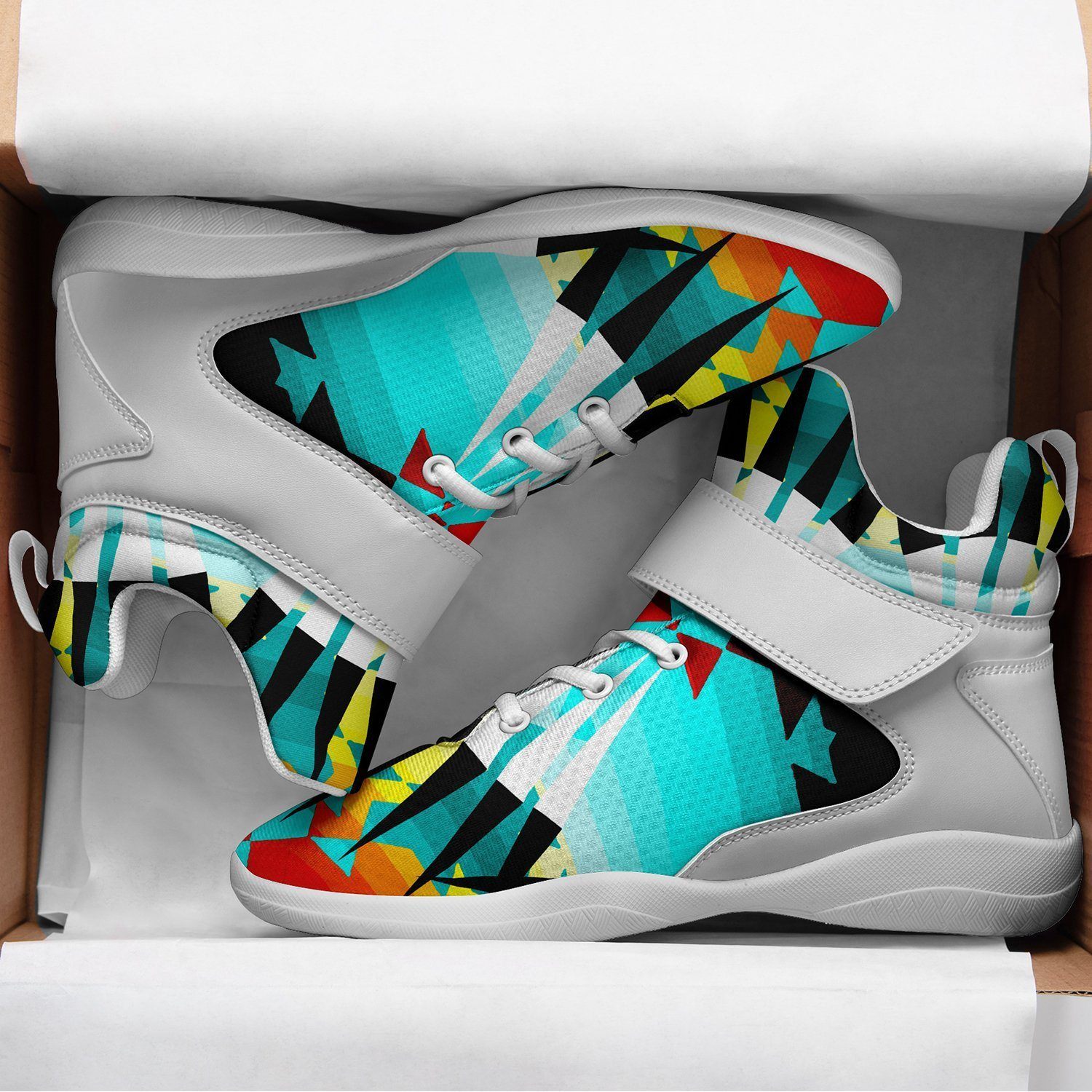 Ribbonwork Bustles Kid's Ipottaa Basketball / Sport High Top Shoes 49 Dzine