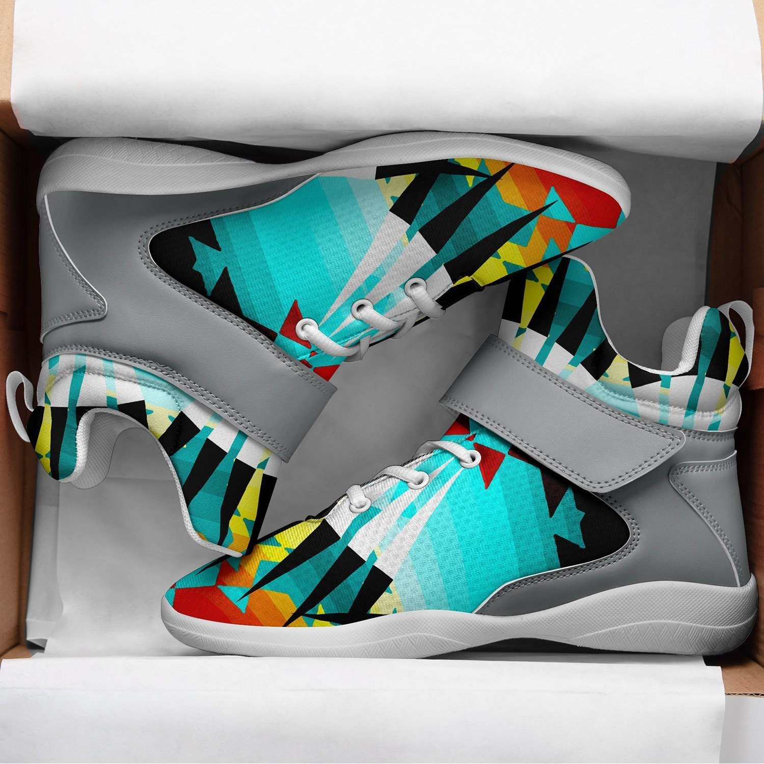 Ribbonwork Bustles Kid's Ipottaa Basketball / Sport High Top Shoes 49 Dzine