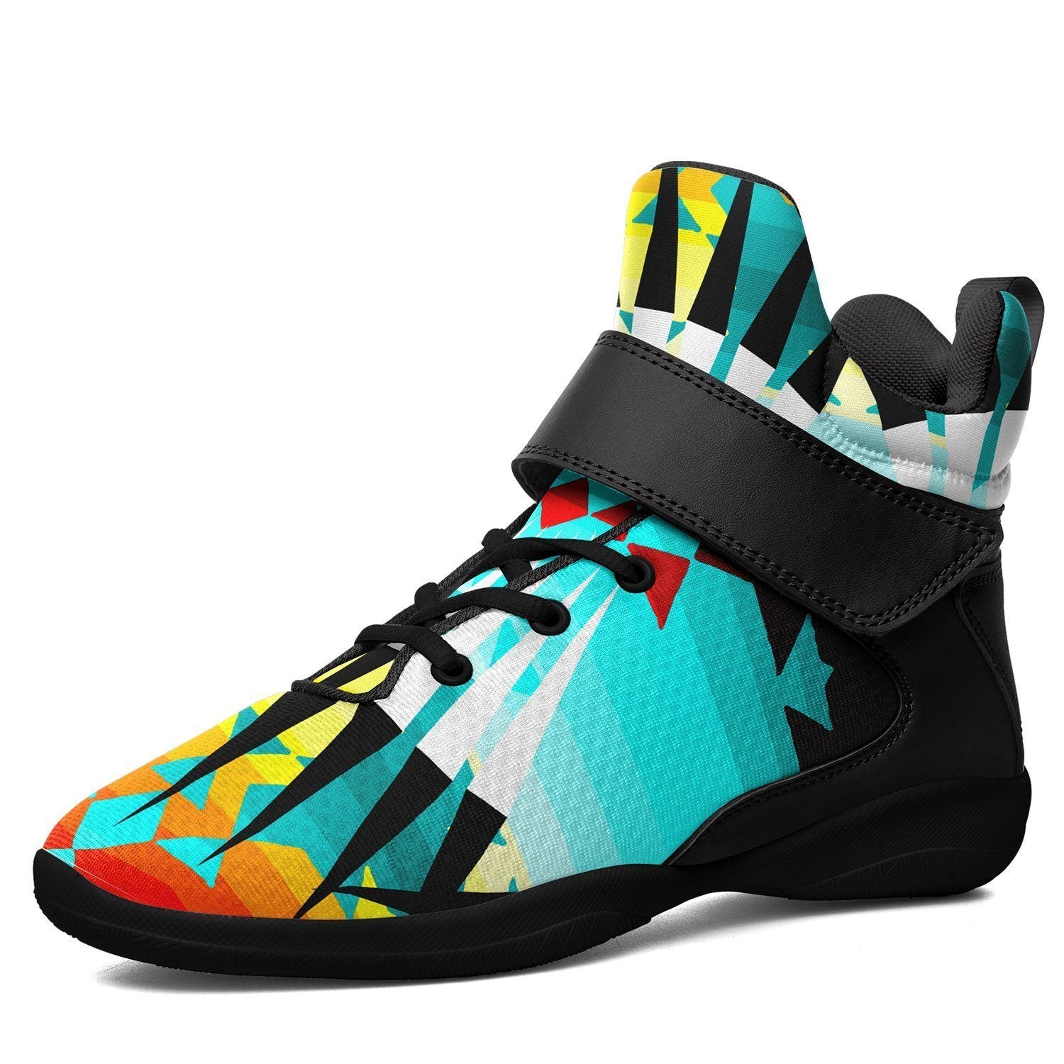 Ribbonwork Bustles Kid's Ipottaa Basketball / Sport High Top Shoes 49 Dzine US Child 12.5 / EUR 30 Black Sole with Black Strap