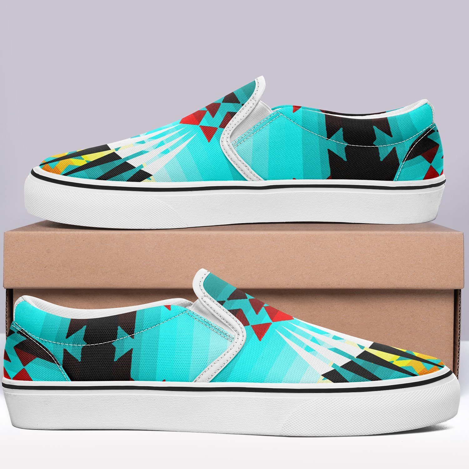 Ribbonwork Bustles Otoyimm Kid's Canvas Slip On Shoes 49 Dzine