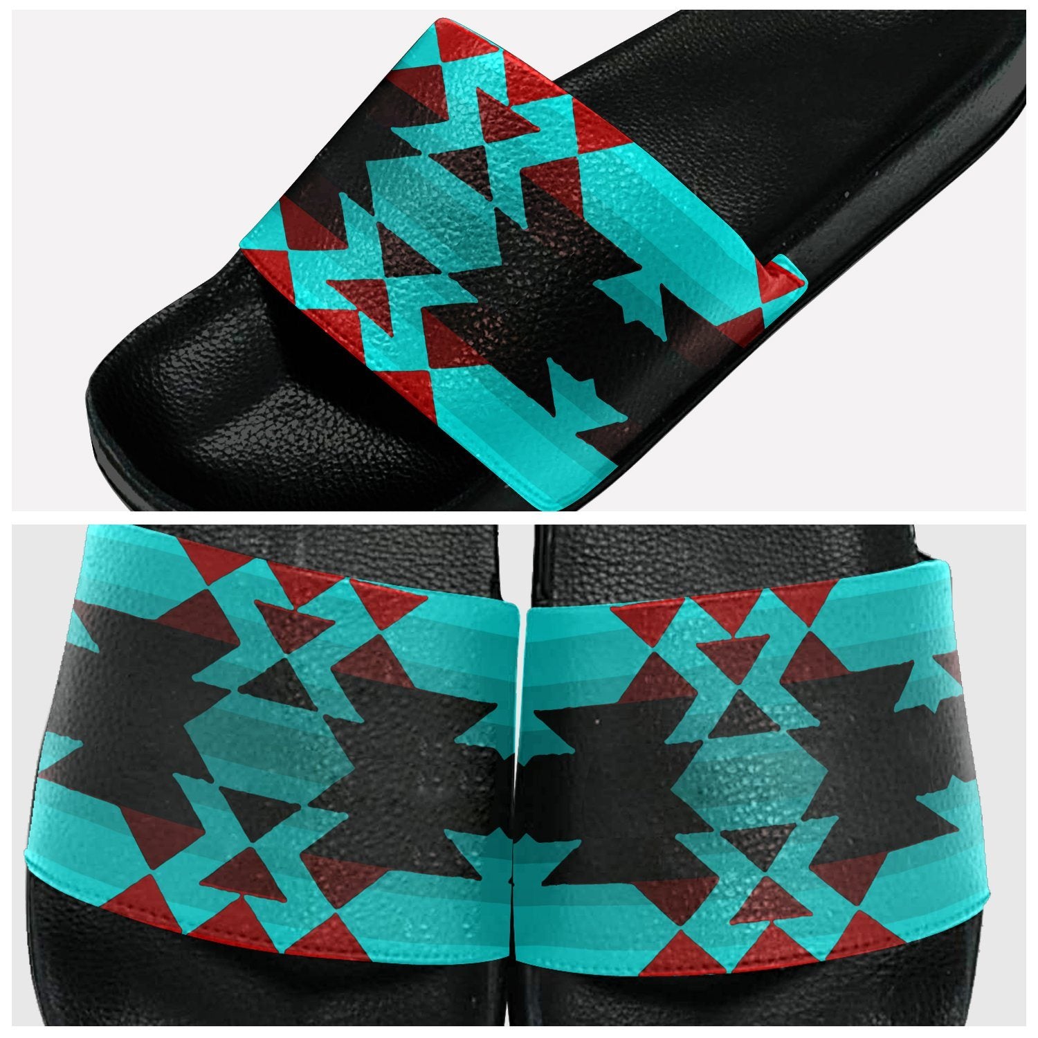 Ribbonwork Bustles Slide Sandals 49 Dzine