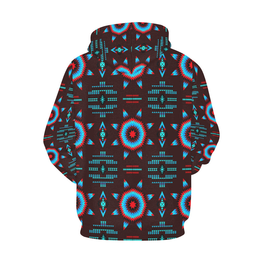 Rising Star Corn Moon All Over Print Hoodie for Women (USA Size) (Model H13) All Over Print Hoodie for Women (H13) e-joyer