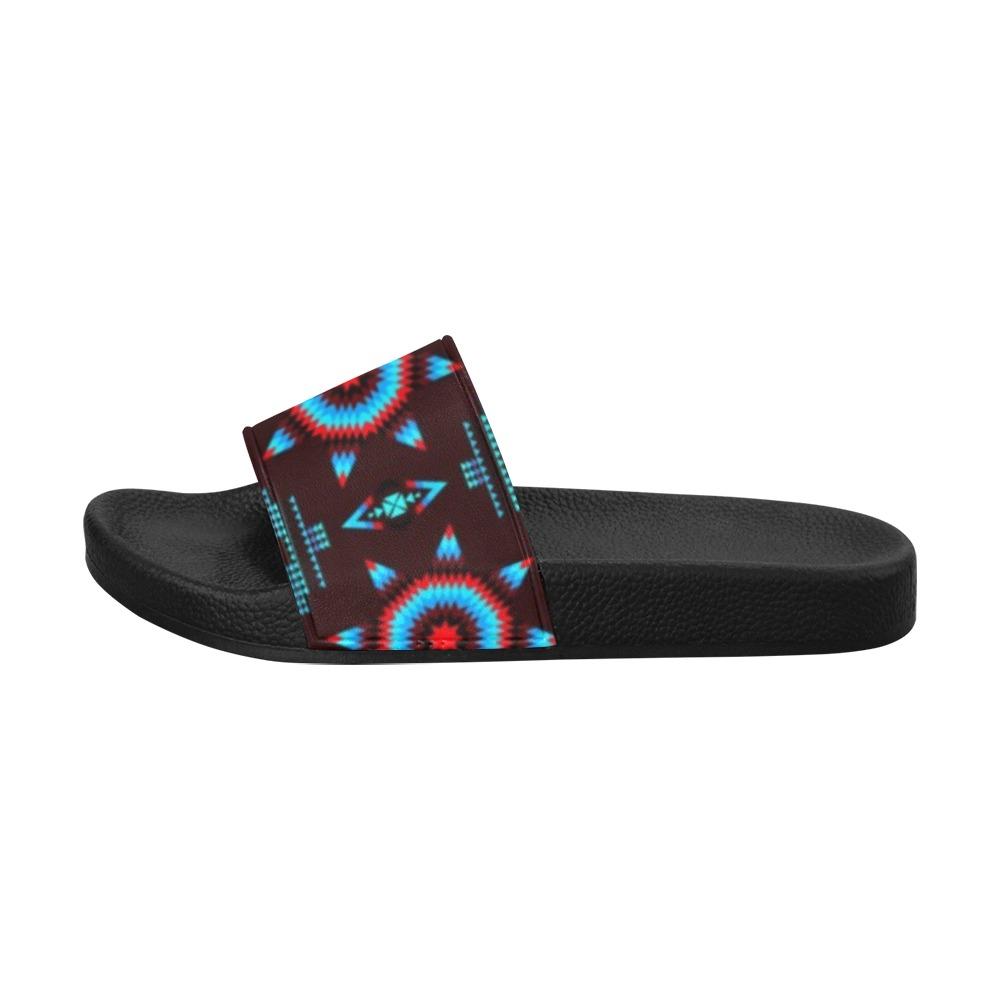 Rising Star Corn Moon Men's Slide Sandals (Model 057) Men's Slide Sandals (057) e-joyer