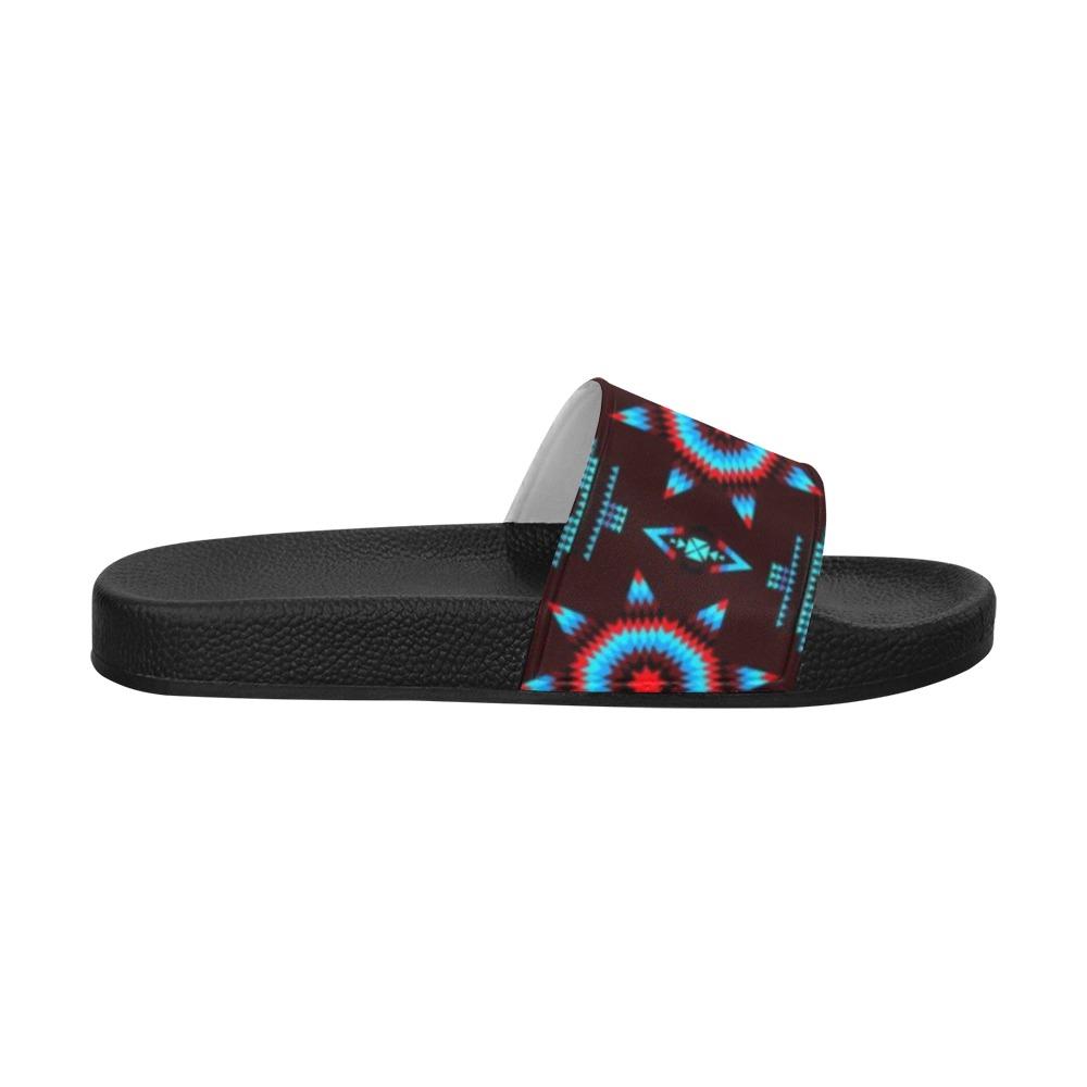 Rising Star Corn Moon Men's Slide Sandals (Model 057) Men's Slide Sandals (057) e-joyer