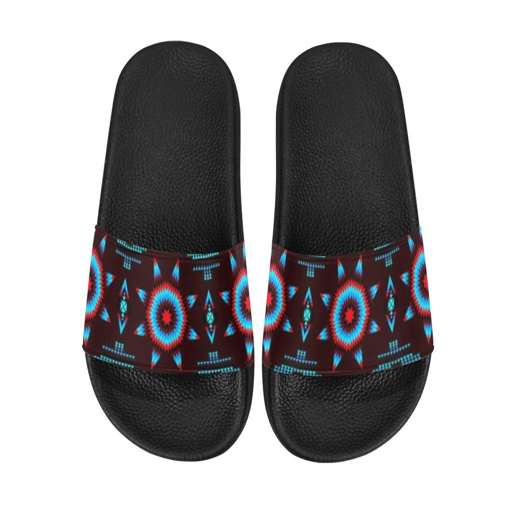 Rising Star Corn Moon Men's Slide Sandals (Model 057) Men's Slide Sandals (057) e-joyer
