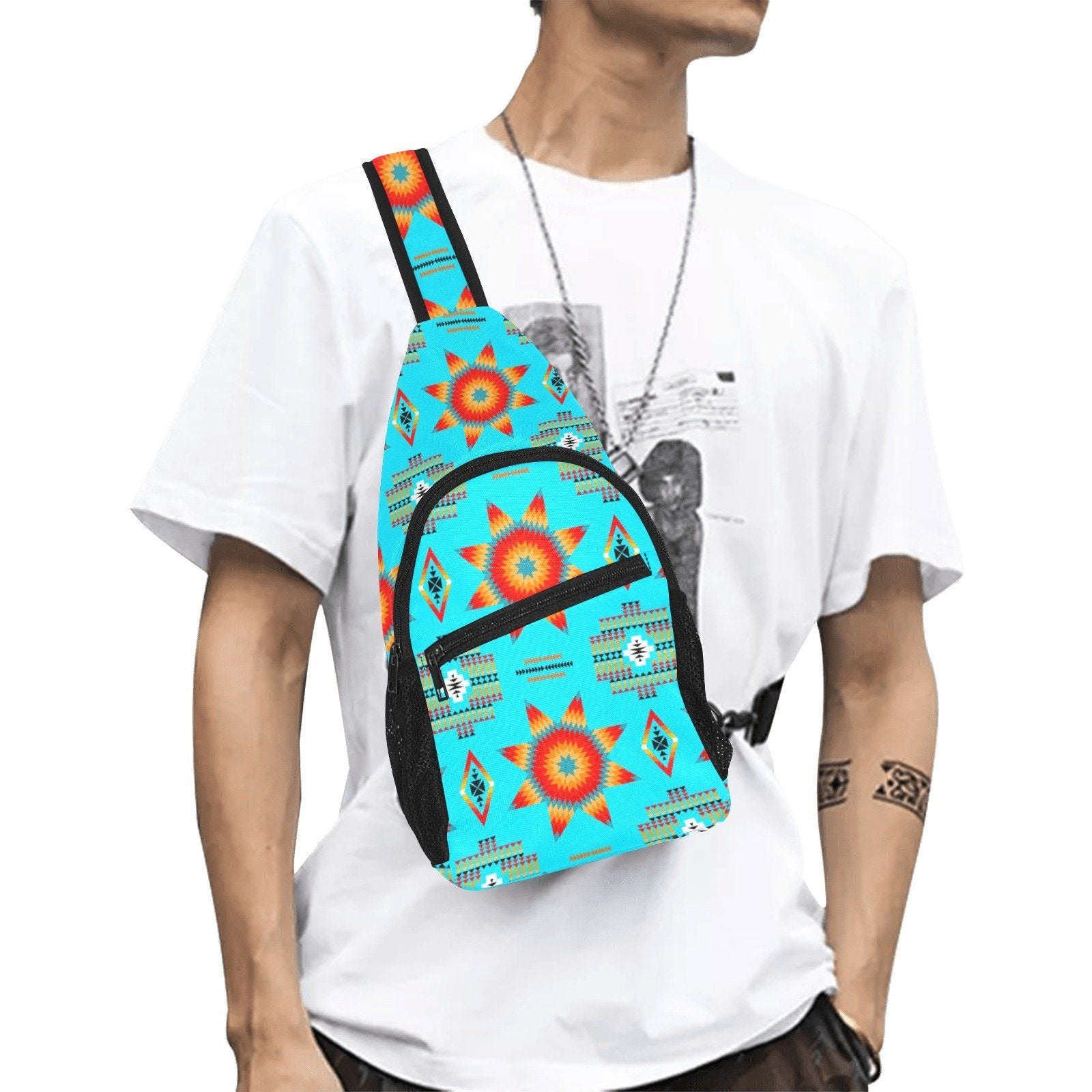 Rising Star Harvest Moon All Over Print Chest Bag (Model 1719) All Over Print Chest Bag (1719) e-joyer
