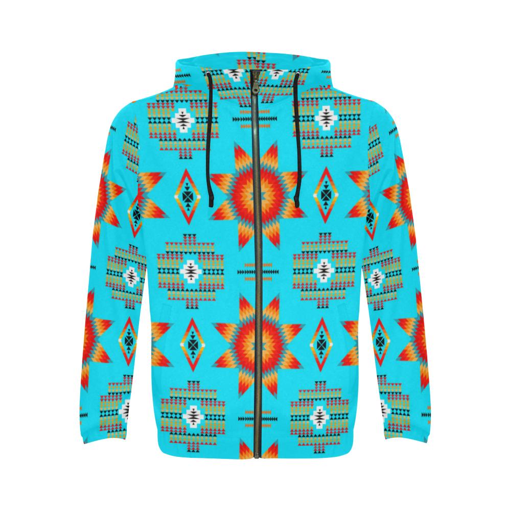 Rising Star Harvest Moon All Over Print Full Zip Hoodie for Men (Model H14) All Over Print Full Zip Hoodie for Men (H14) e-joyer