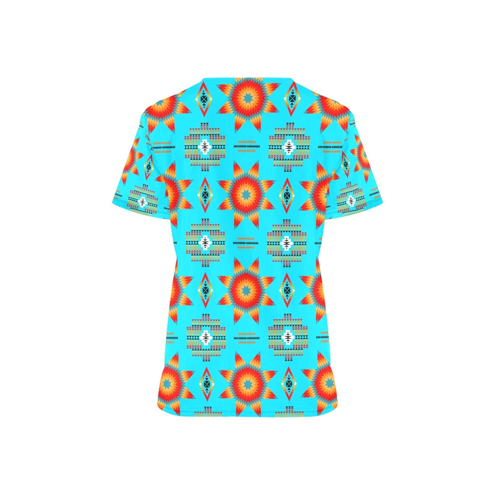 Rising Star Harvest Moon All Over Print Scrub Top Scrub Top e-joyer