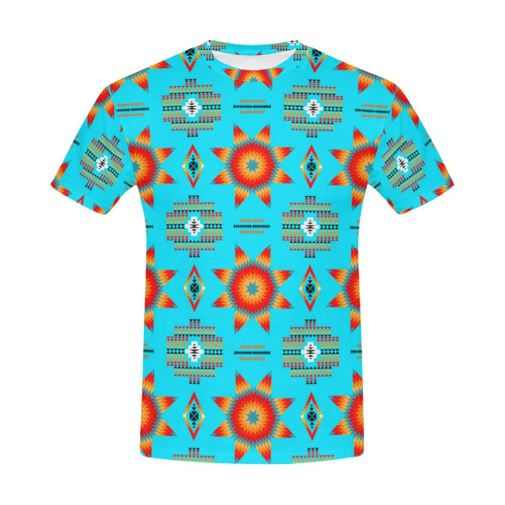Rising Star Harvest Moon All Over Print T-Shirt for Men (USA Size) (Model T40) All Over Print T-Shirt for Men (T40) e-joyer