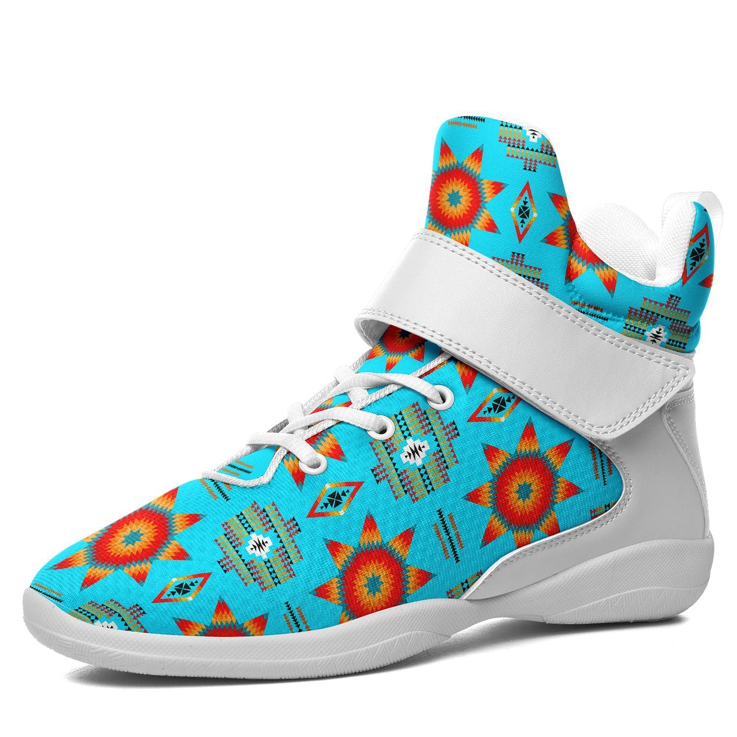 Rising Star Harvest Moon Ipottaa Basketball / Sport High Top Shoes 49 Dzine US Women 4.5 / US Youth 3.5 / EUR 35 White Sole with White Strap