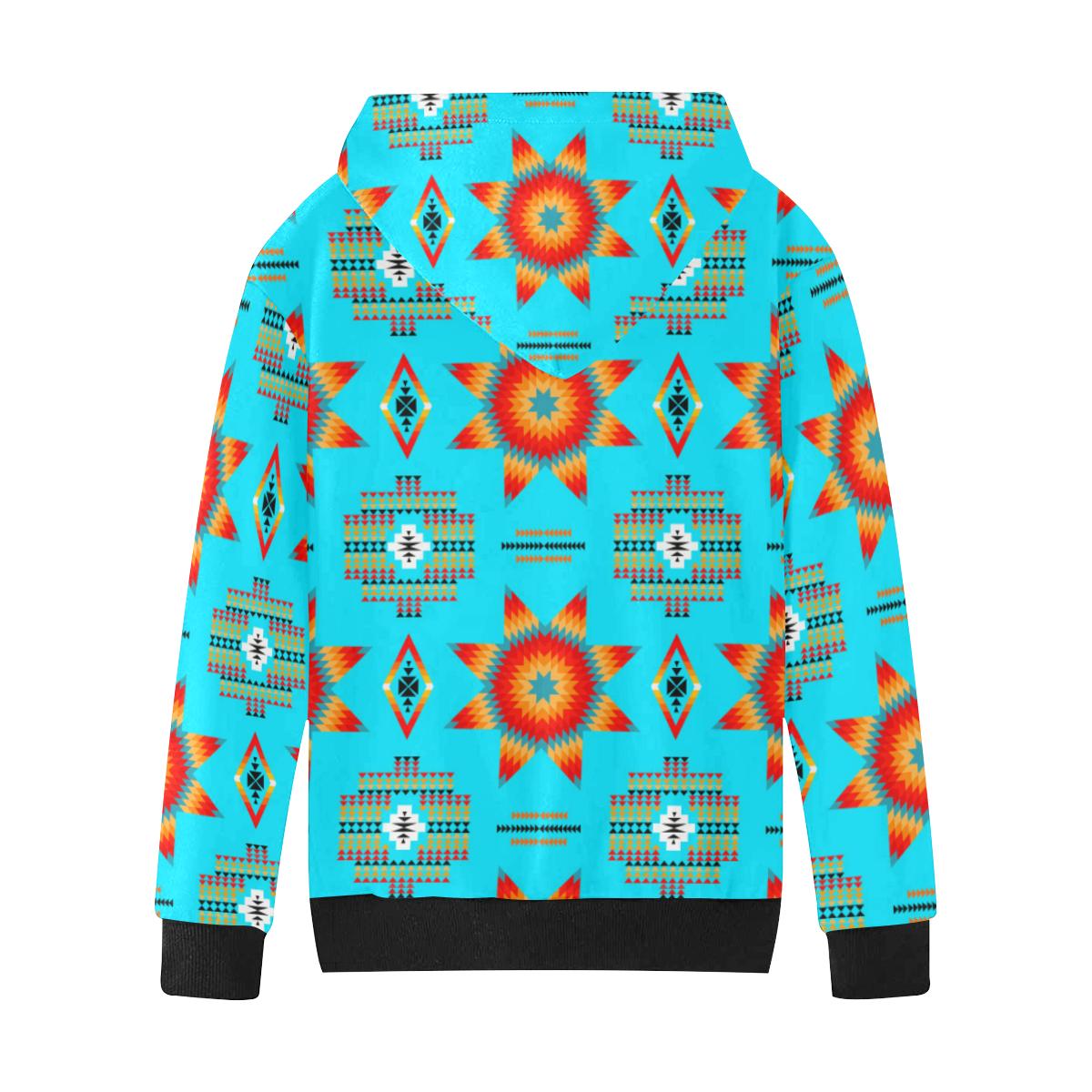 Rising Star Harvest Moon Kids' All Over Print Hoodie (Model H38) Kids' AOP Hoodie (H38) e-joyer