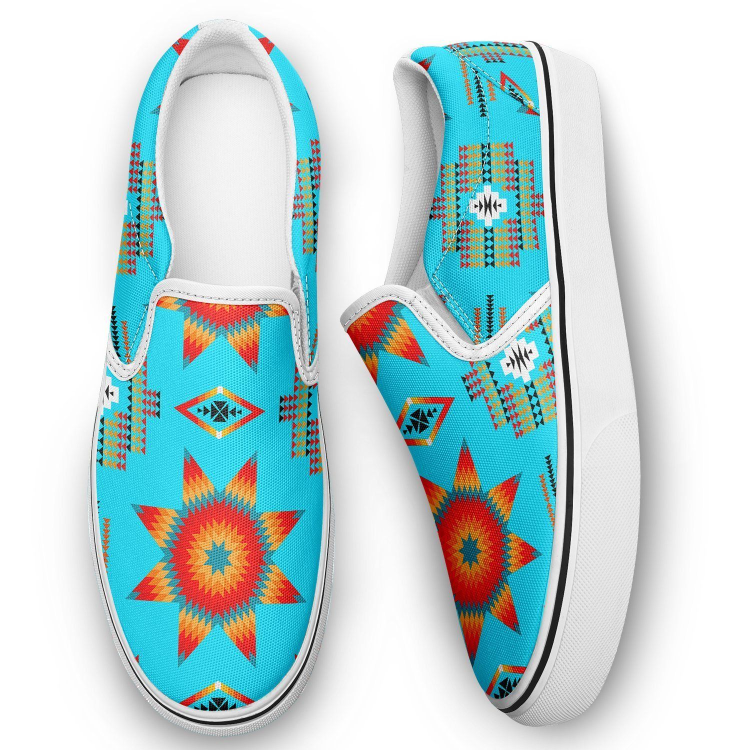 Rising Star Harvest Moon Otoyimm Kid's Canvas Slip On Shoes 49 Dzine