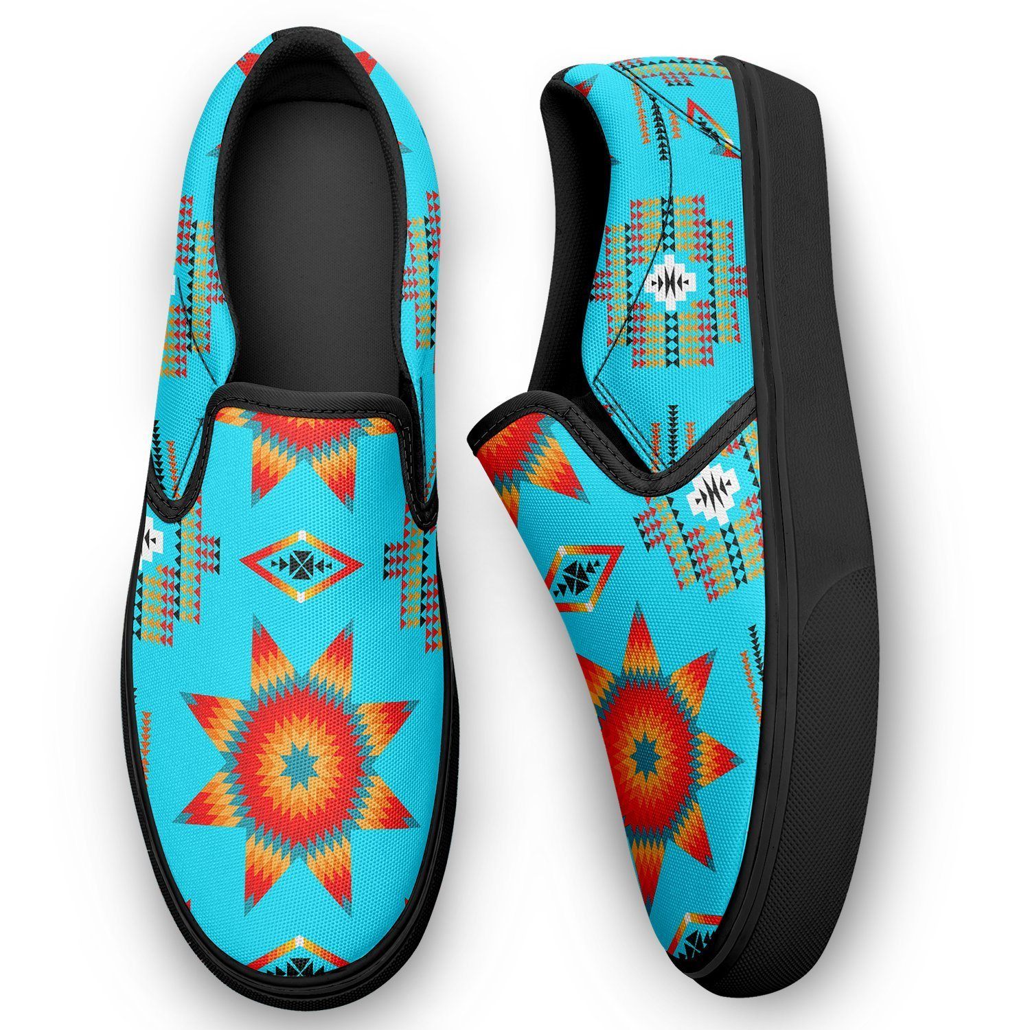 Rising Star Harvest Moon Otoyimm Kid's Canvas Slip On Shoes 49 Dzine