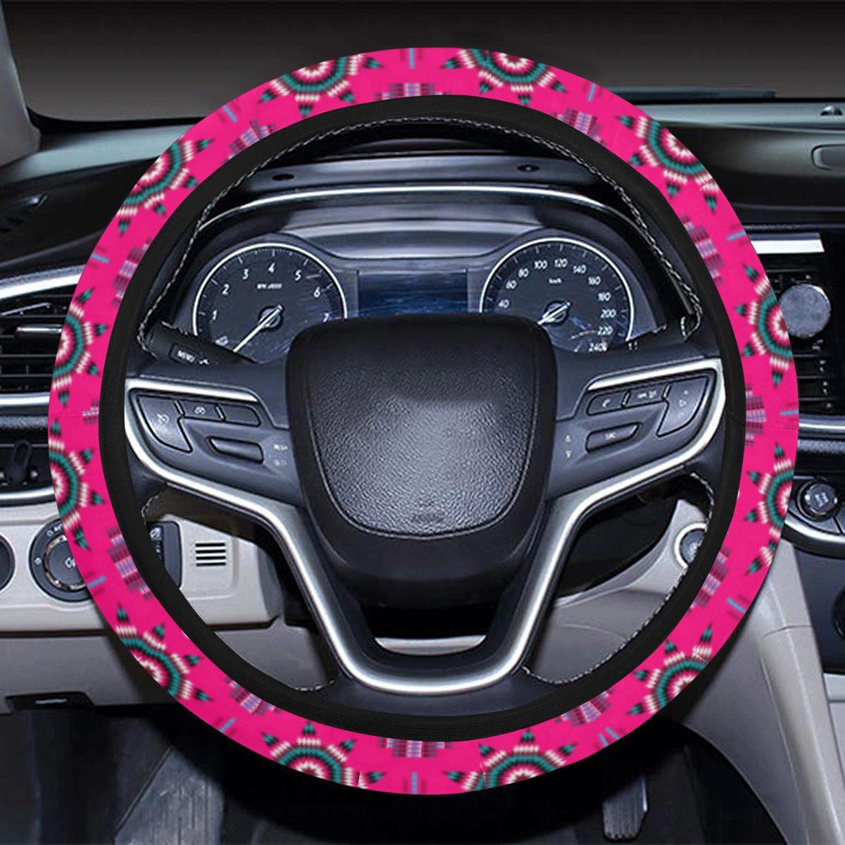 Rising Star Strawberry Moon 2 Steering Wheel Cover with Elastic Edge Steering Wheel Cover with Elastic Edge e-joyer 