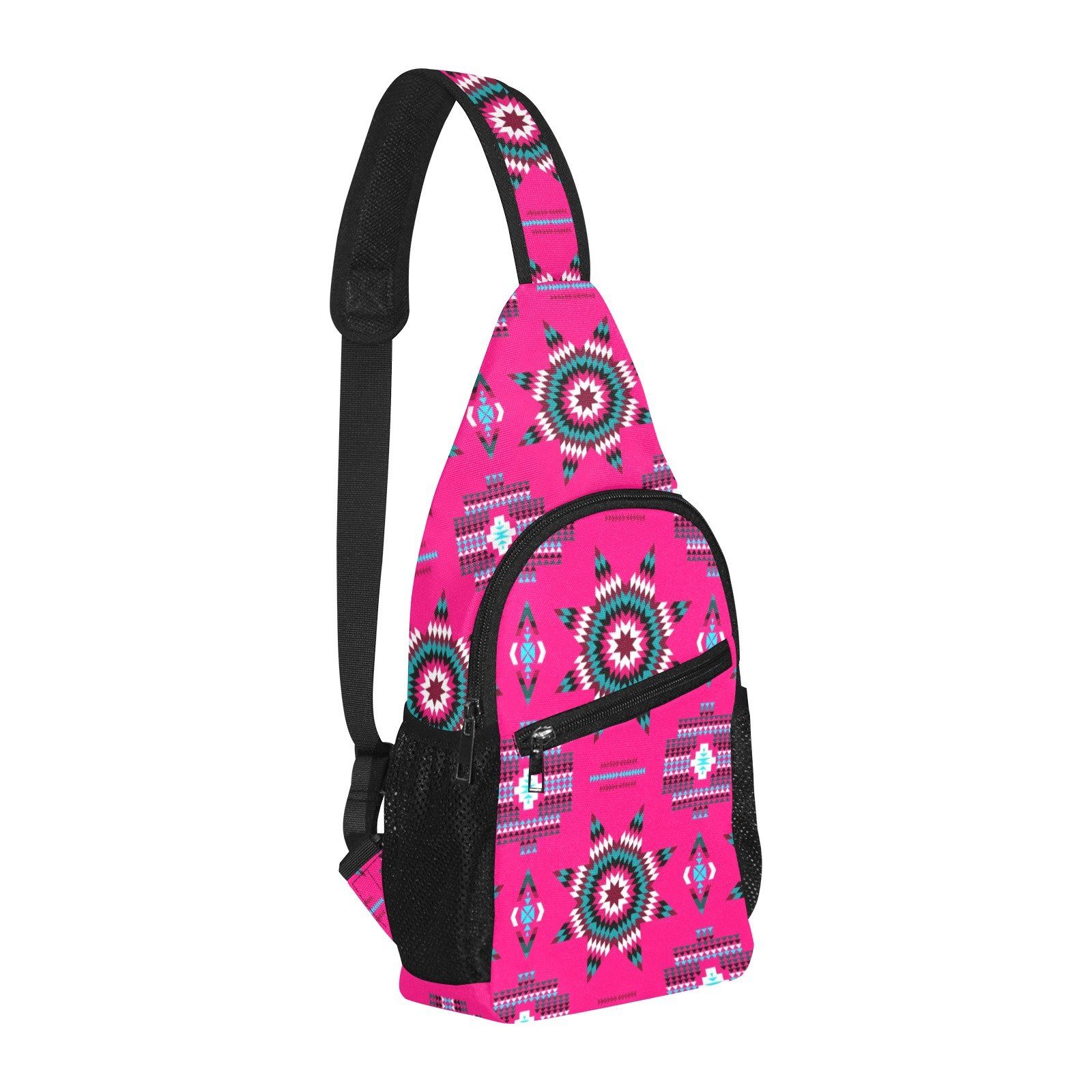 Rising Star Strawberry Moon All Over Print Chest Bag (Model 1719) All Over Print Chest Bag (1719) e-joyer