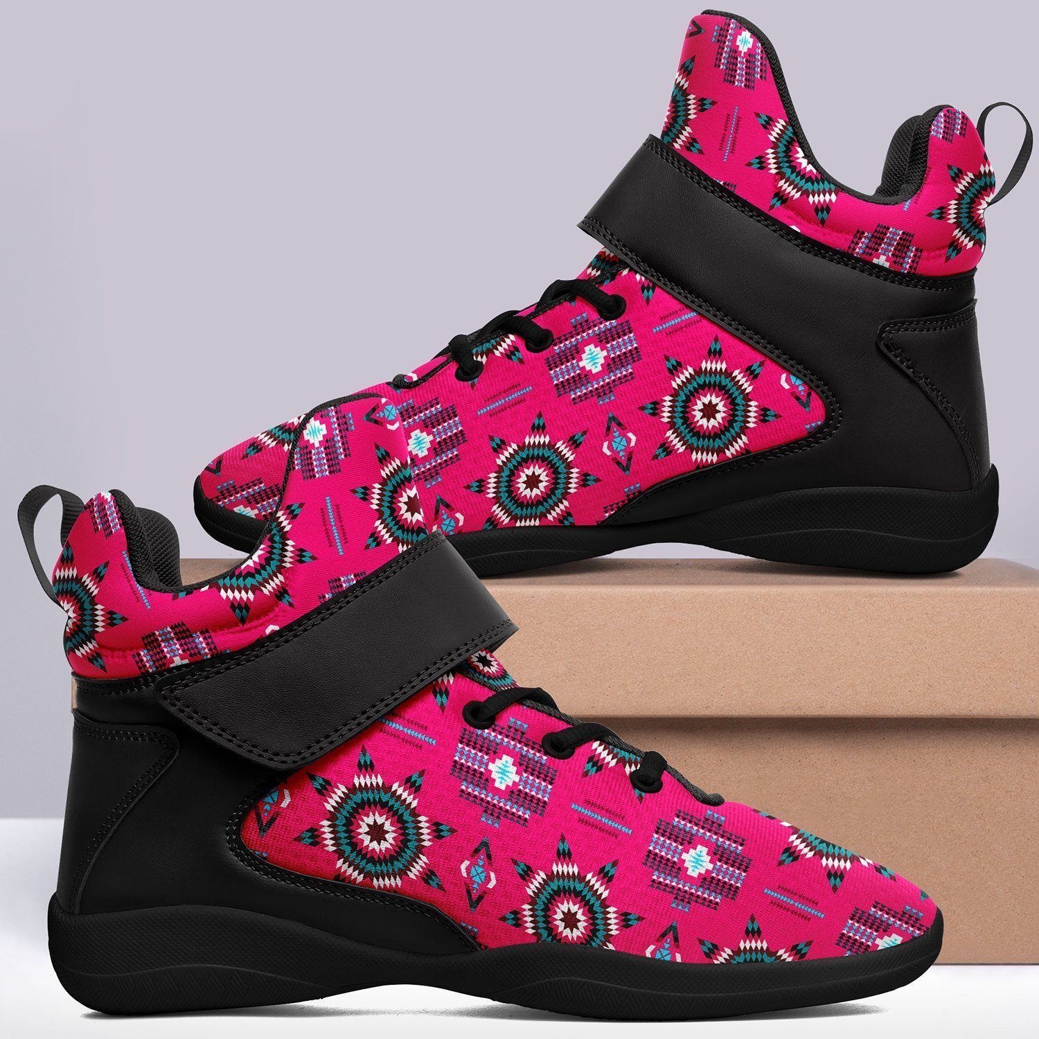 Rising Star Strawberry Moon Ipottaa Basketball / Sport High Top Shoes - Black Sole 49 Dzine