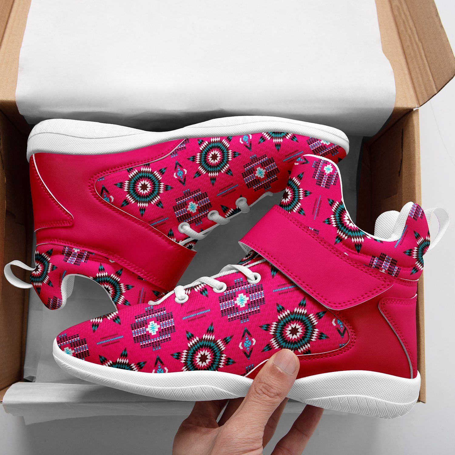 Rising Star Strawberry Moon Kid's Ipottaa Basketball / Sport High Top Shoes 49 Dzine