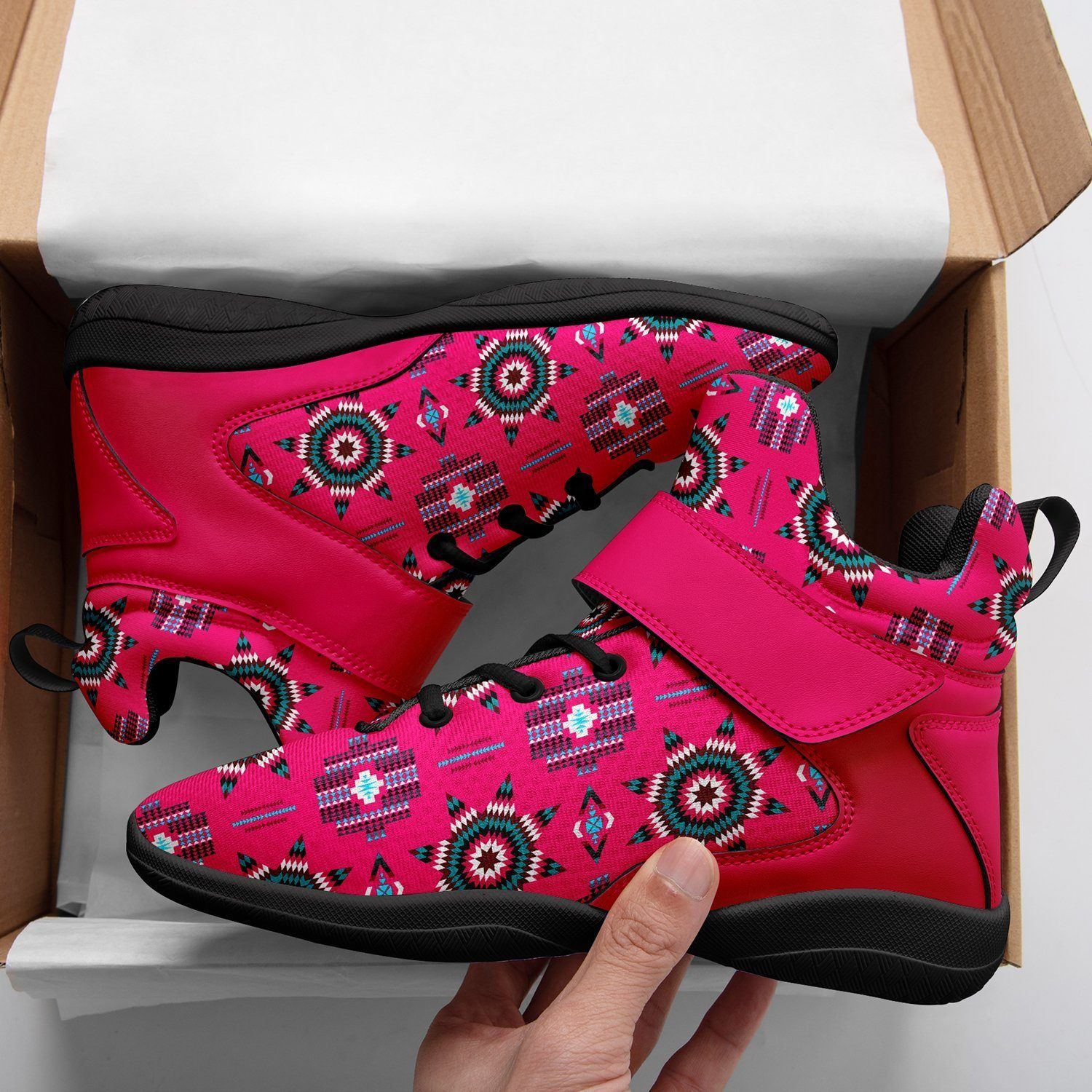 Rising Star Strawberry Moon Kid's Ipottaa Basketball / Sport High Top Shoes 49 Dzine