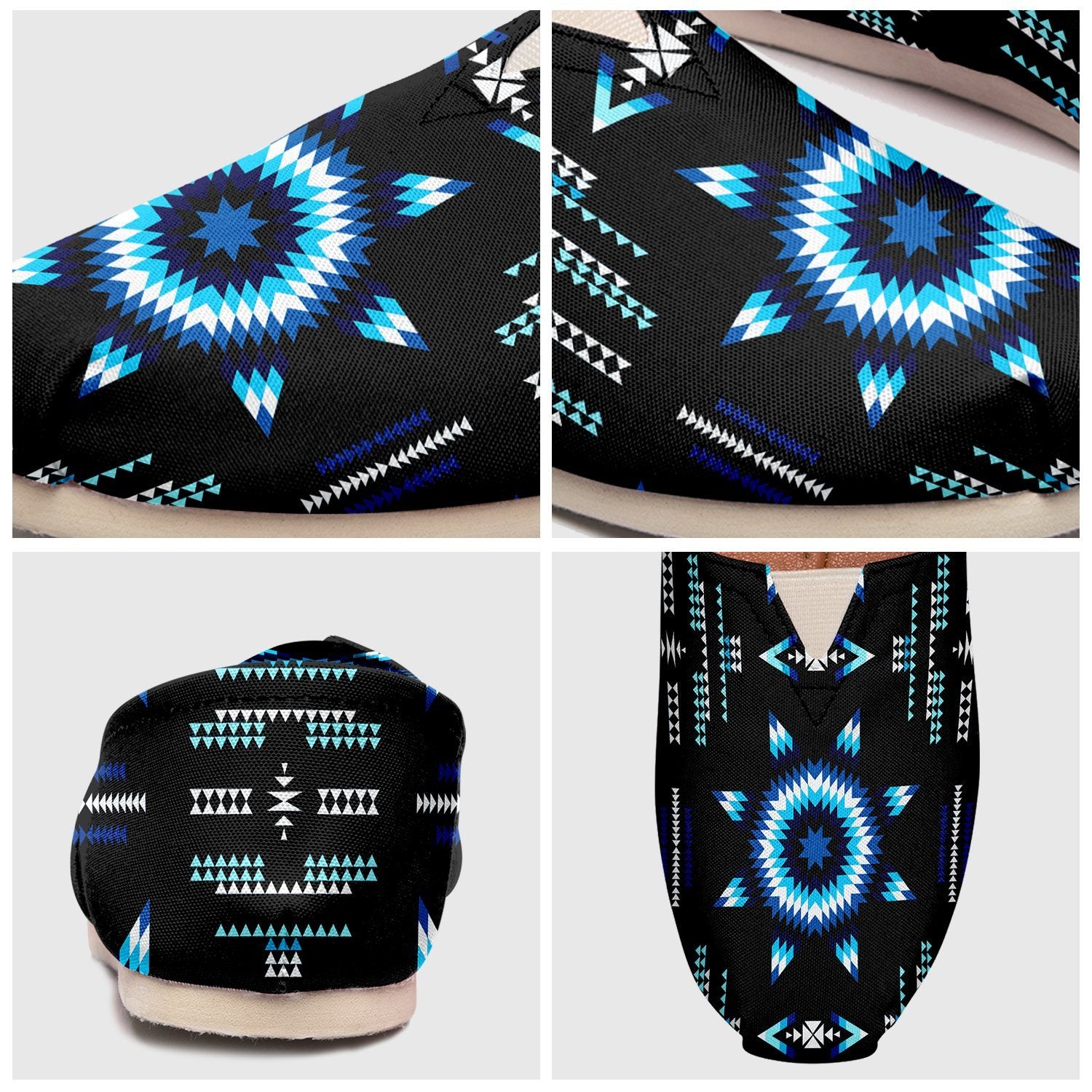 Rising Star Wolf Moon Casual Unisex Slip On Shoe Herman