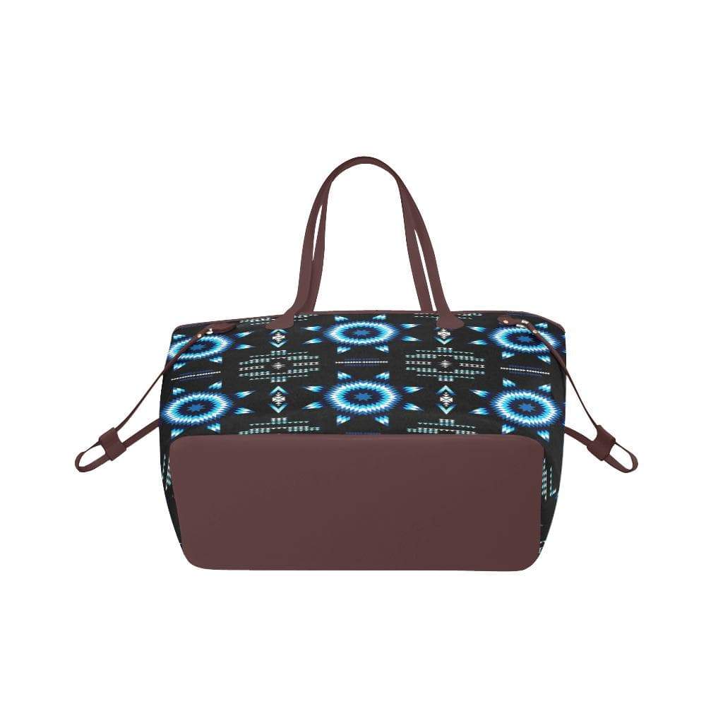 Rising Star Wolf Moon Clover Canvas Tote Bag (Model 1661) Clover Canvas Tote Bag (1661) e-joyer