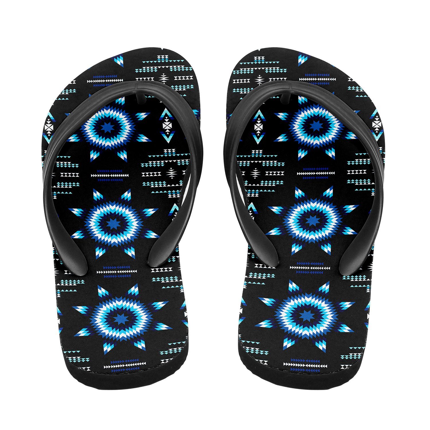 Rising Star Wolf Moon Flip Flops 49 Dzine