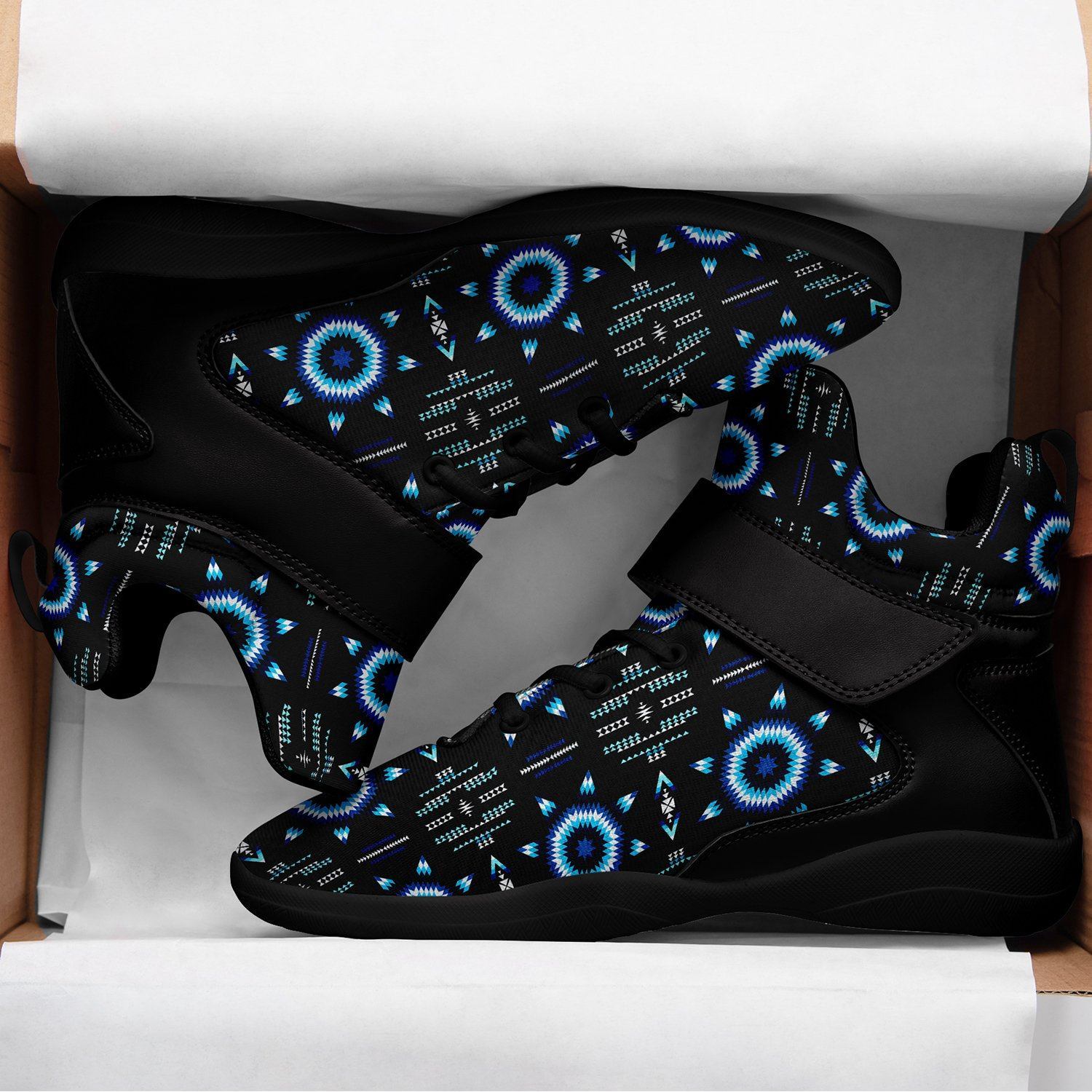 Rising Star Wolf Moon Ipottaa Basketball / Sport High Top Shoes - Black Sole 49 Dzine