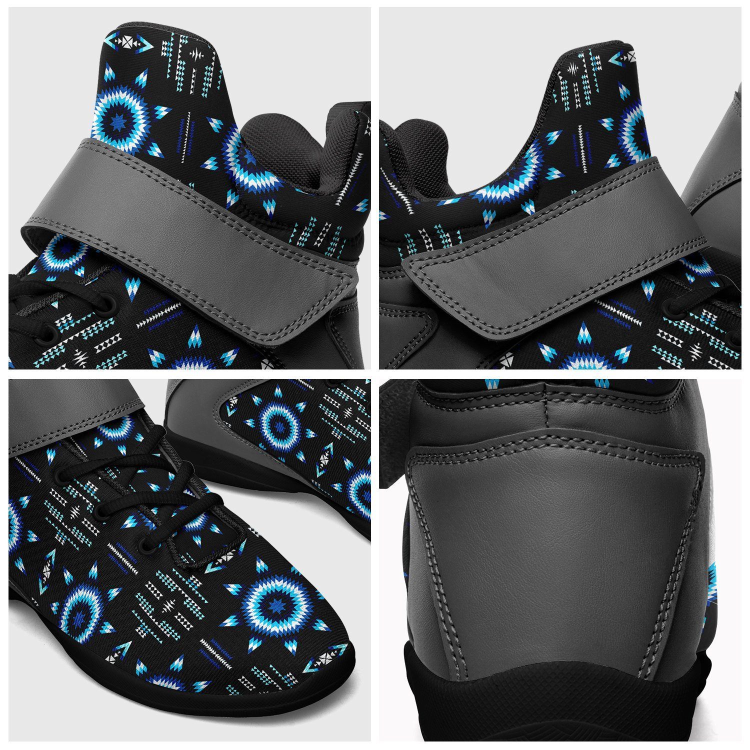Rising Star Wolf Moon Ipottaa Basketball / Sport High Top Shoes - Black Sole 49 Dzine