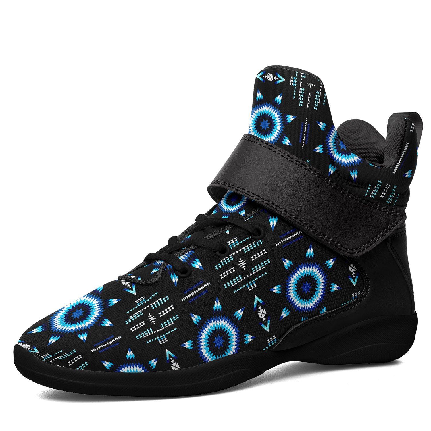 Rising Star Wolf Moon Kid's Ipottaa Basketball / Sport High Top Shoes 49 Dzine US Child 12.5 / EUR 30 Black Sole with Black Strap