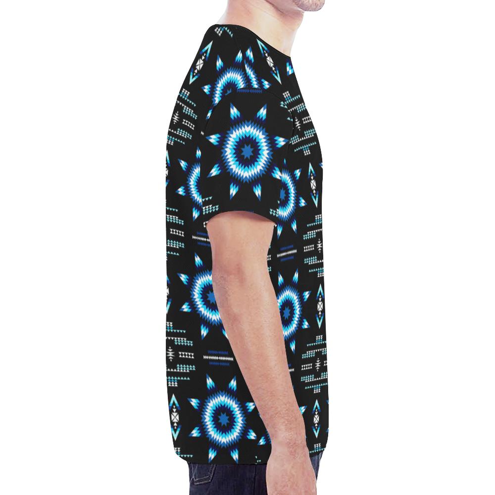 Rising Star Wolf Moon New All Over Print T-shirt for Men (Model T45) New All Over Print T-shirt for Men (T45) e-joyer