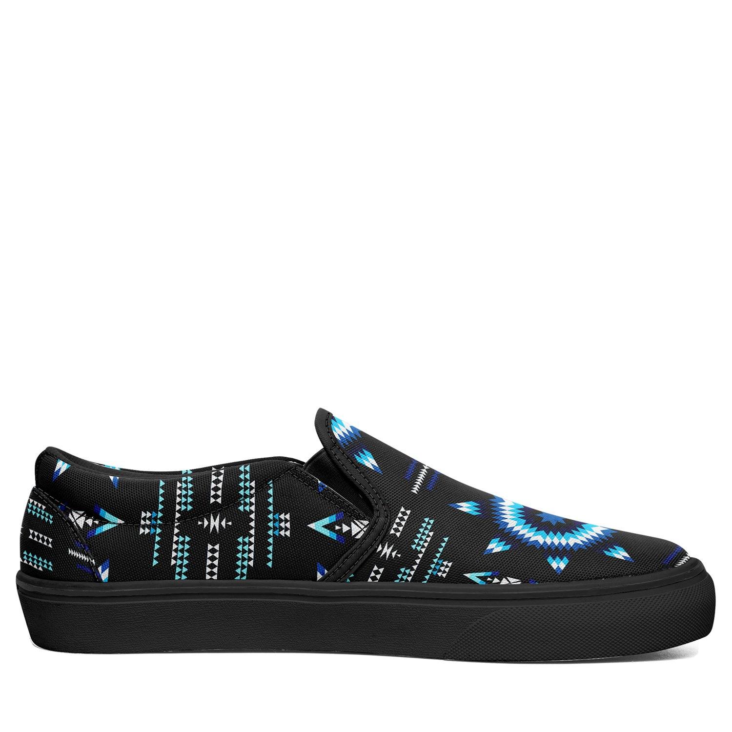 Rising Star Wolf Moon Otoyimm Canvas Slip On Shoes 49 Dzine