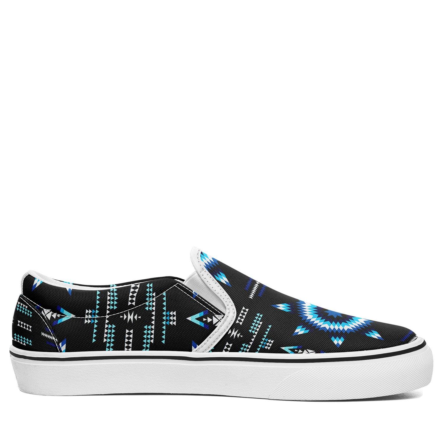Rising Star Wolf Moon Otoyimm Canvas Slip On Shoes 49 Dzine
