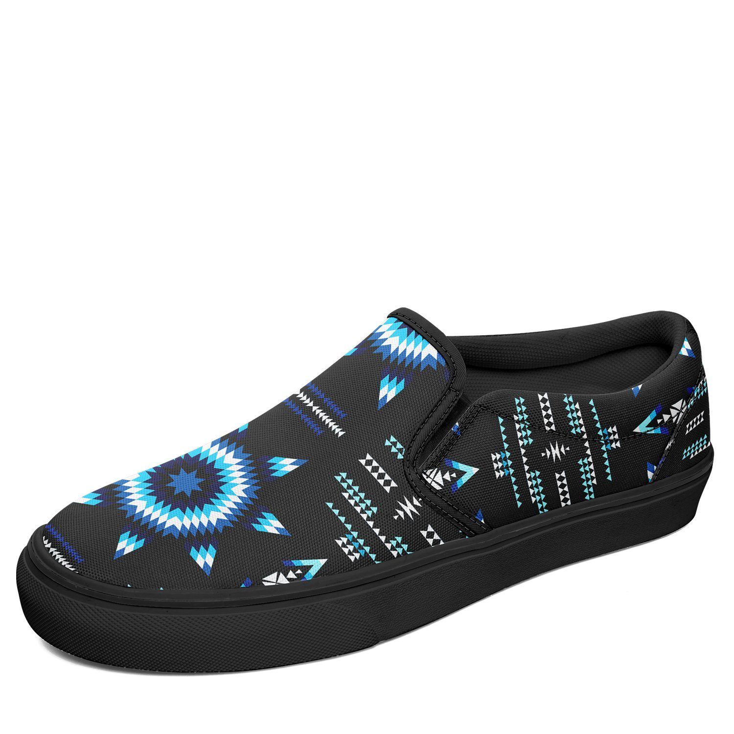 Rising Star Wolf Moon Otoyimm Kid's Canvas Slip On Shoes 49 Dzine US Youth 1 / EUR 32 Black Sole