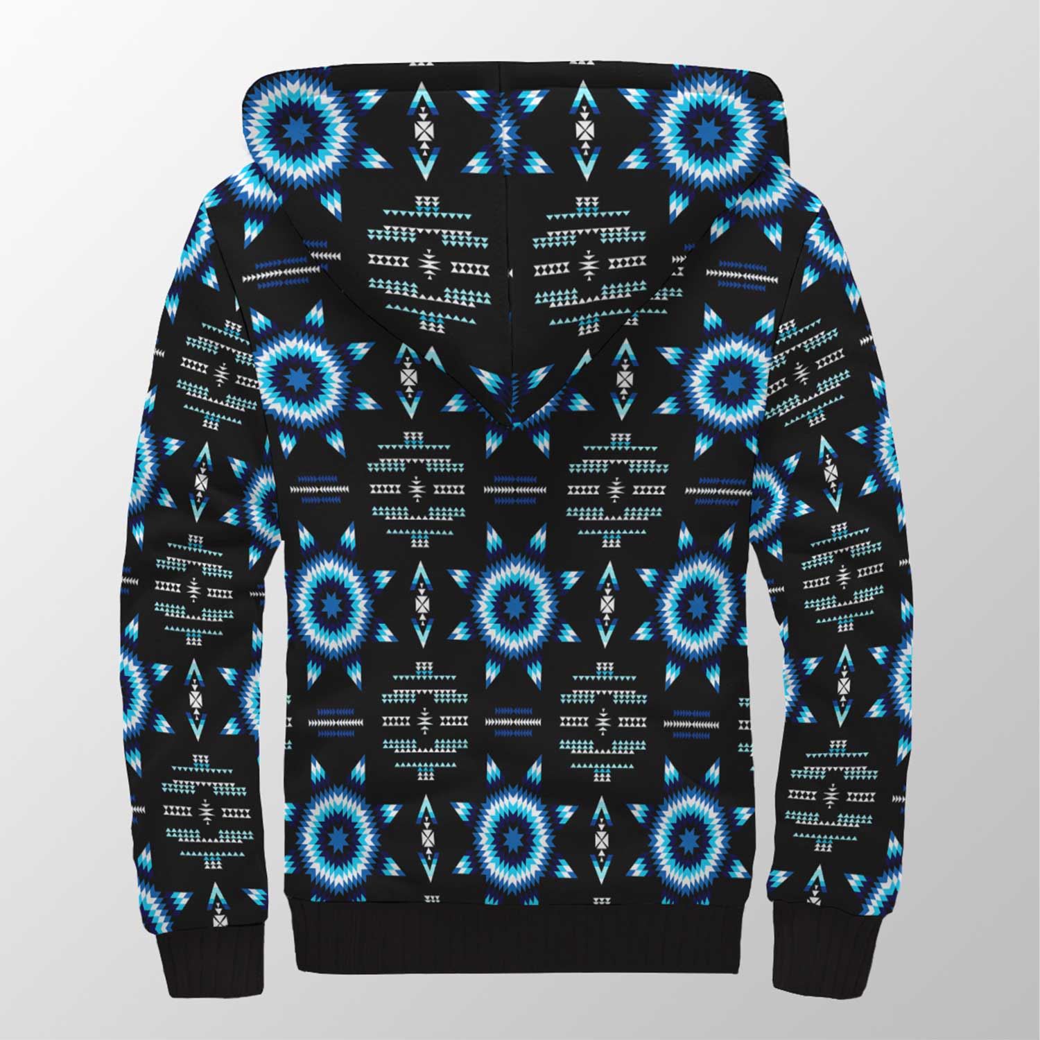 Rising Star Wolf Moon Sherpa Hoodie 49 Dzine