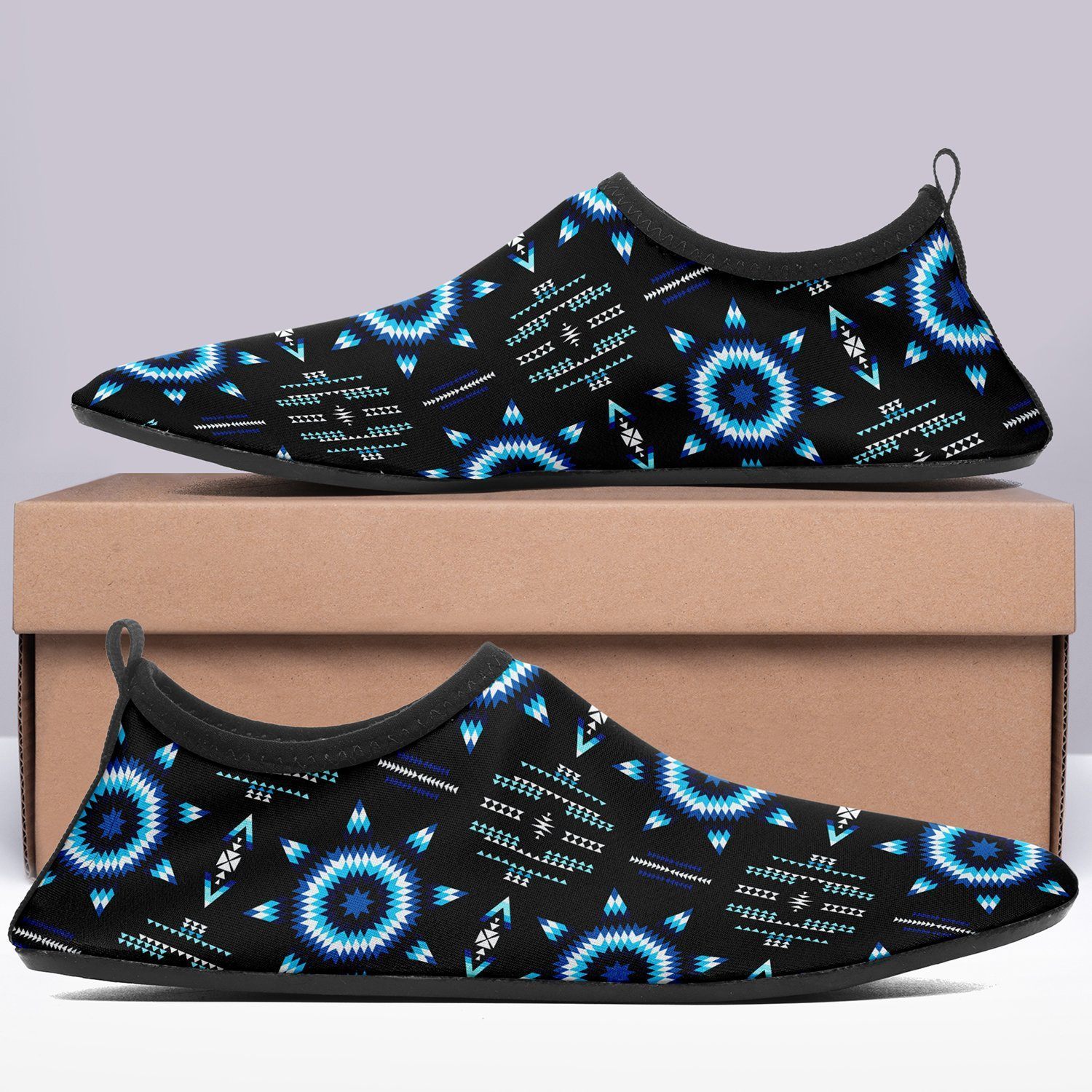 Rising Star Wolf Moon Sockamoccs Kid's Slip On Shoes 49 Dzine