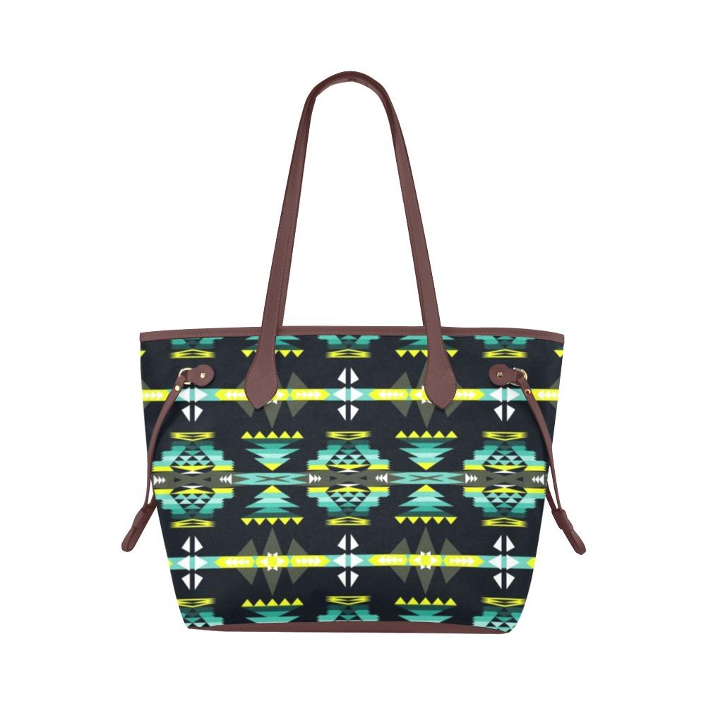 River Trail Clover Canvas Tote Bag (Model 1661) Clover Canvas Tote Bag (1661) e-joyer
