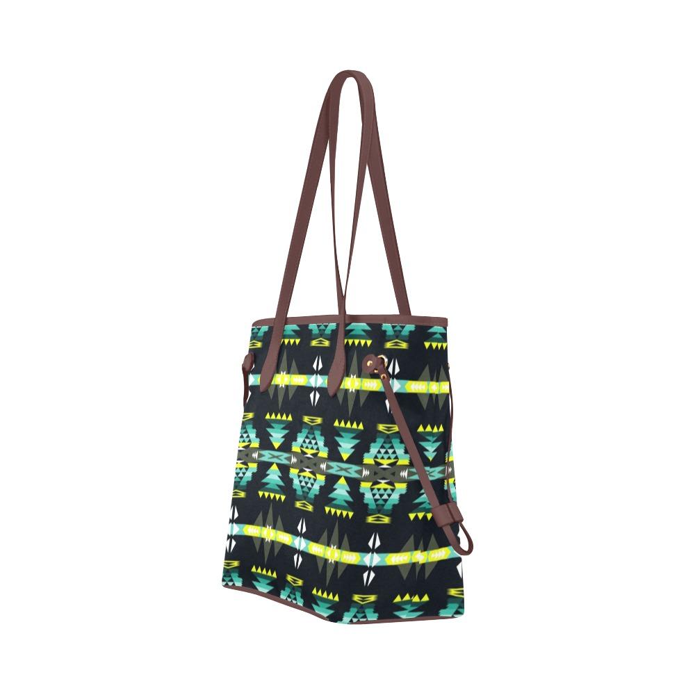River Trail Clover Canvas Tote Bag (Model 1661) Clover Canvas Tote Bag (1661) e-joyer
