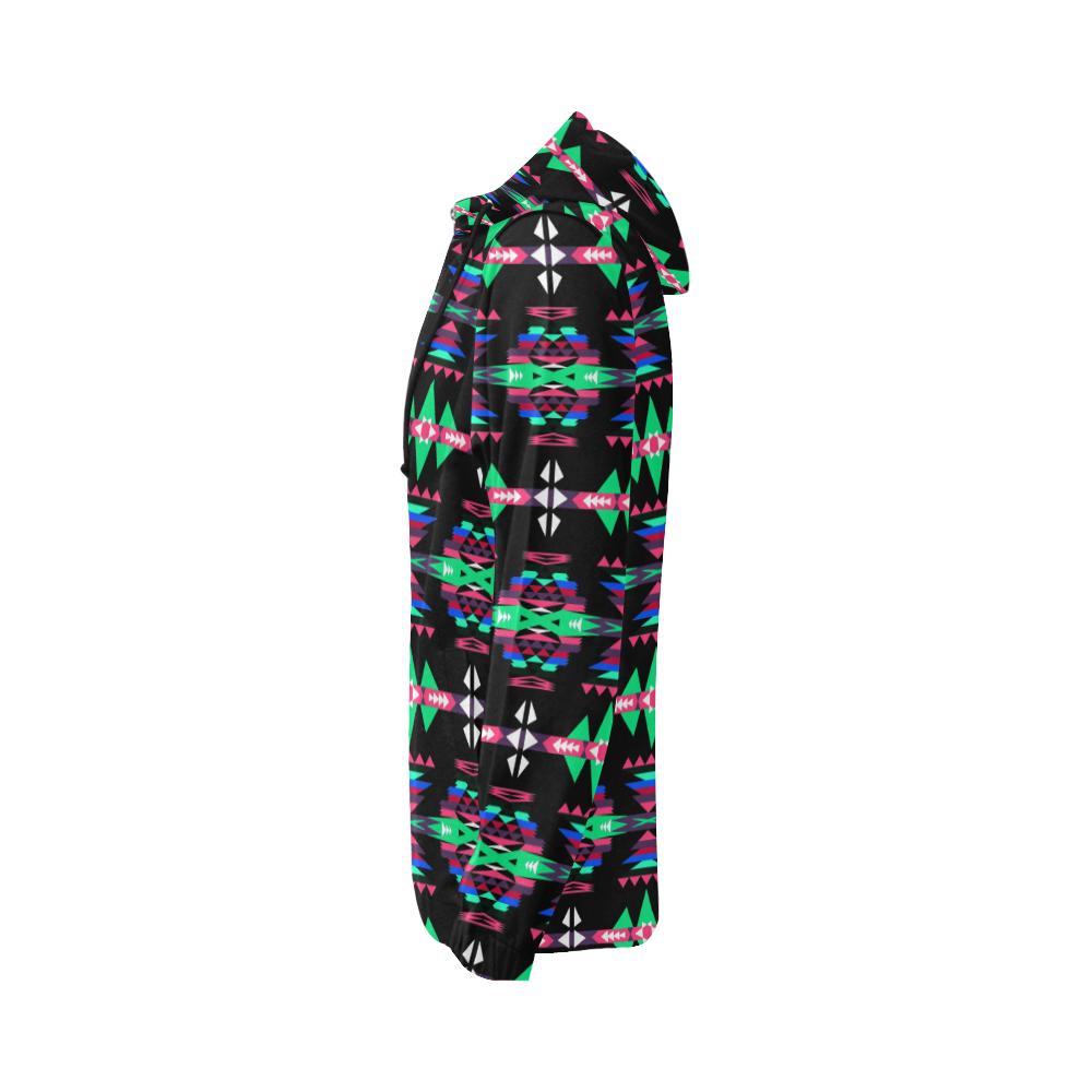 River Trail Journey All Over Print Full Zip Hoodie for Women (Model H14) All Over Print Full Zip Hoodie for Women (H14) e-joyer