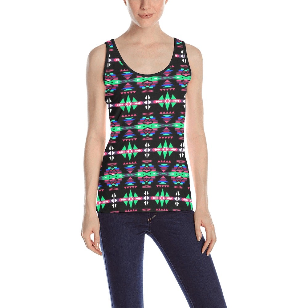 River Trail Journey All Over Print Tank Top for Women (Model T43) All Over Print Tank Top for Women (T43) e-joyer
