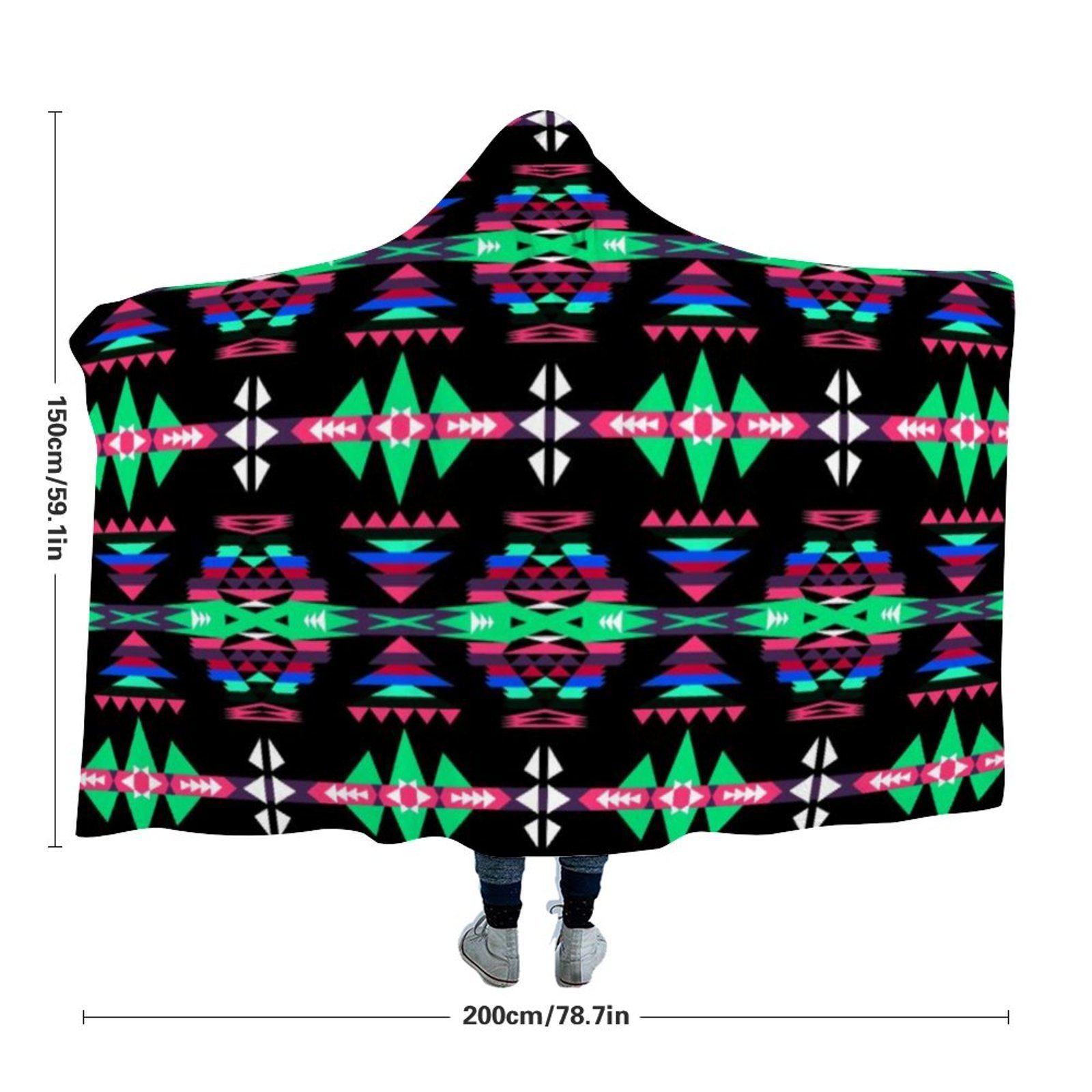 River Trail Journey Hooded Blanket 49 Dzine
