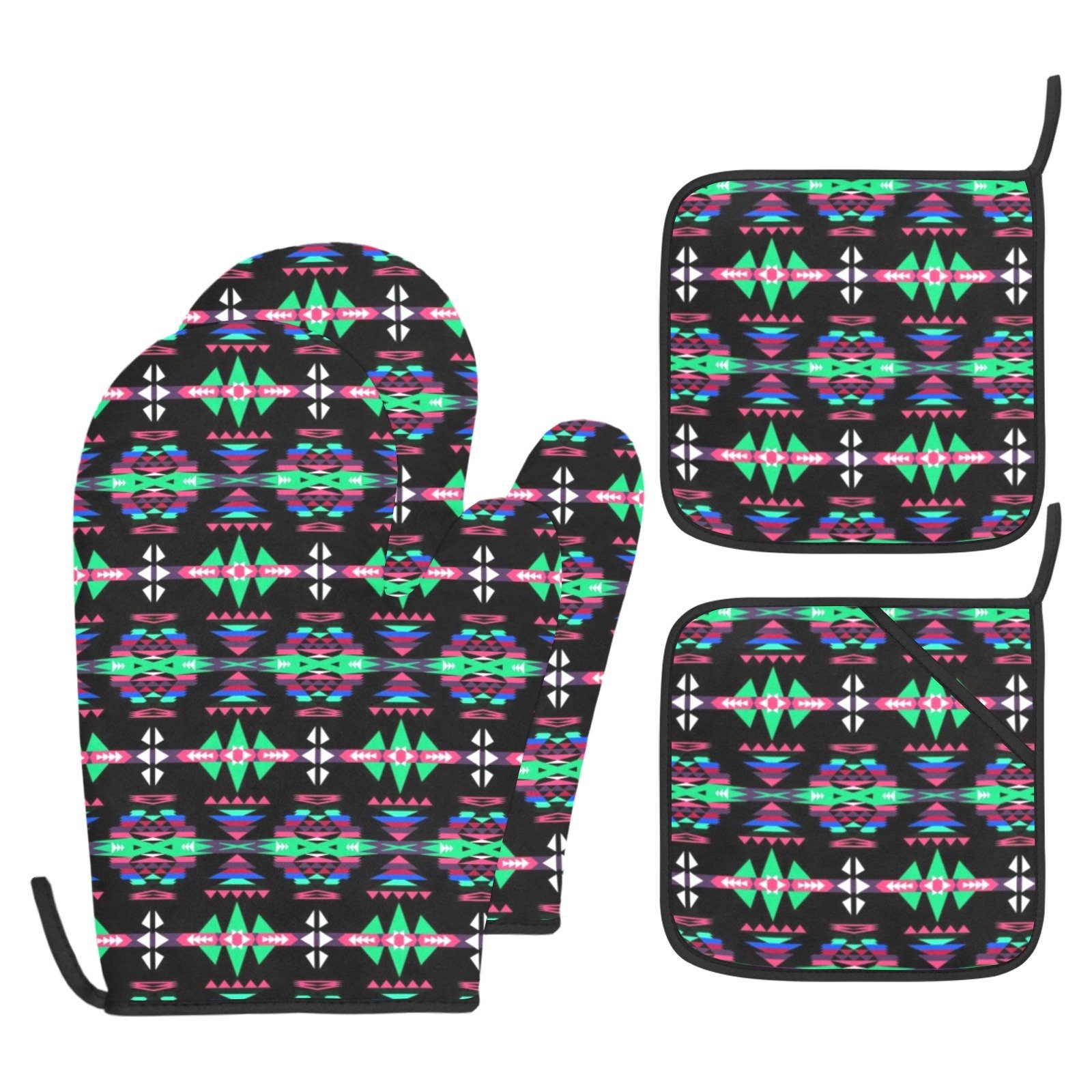 River Trail Journey Oven Mitt & Pot Holder Oven Mitt & Pot Holder e-joyer