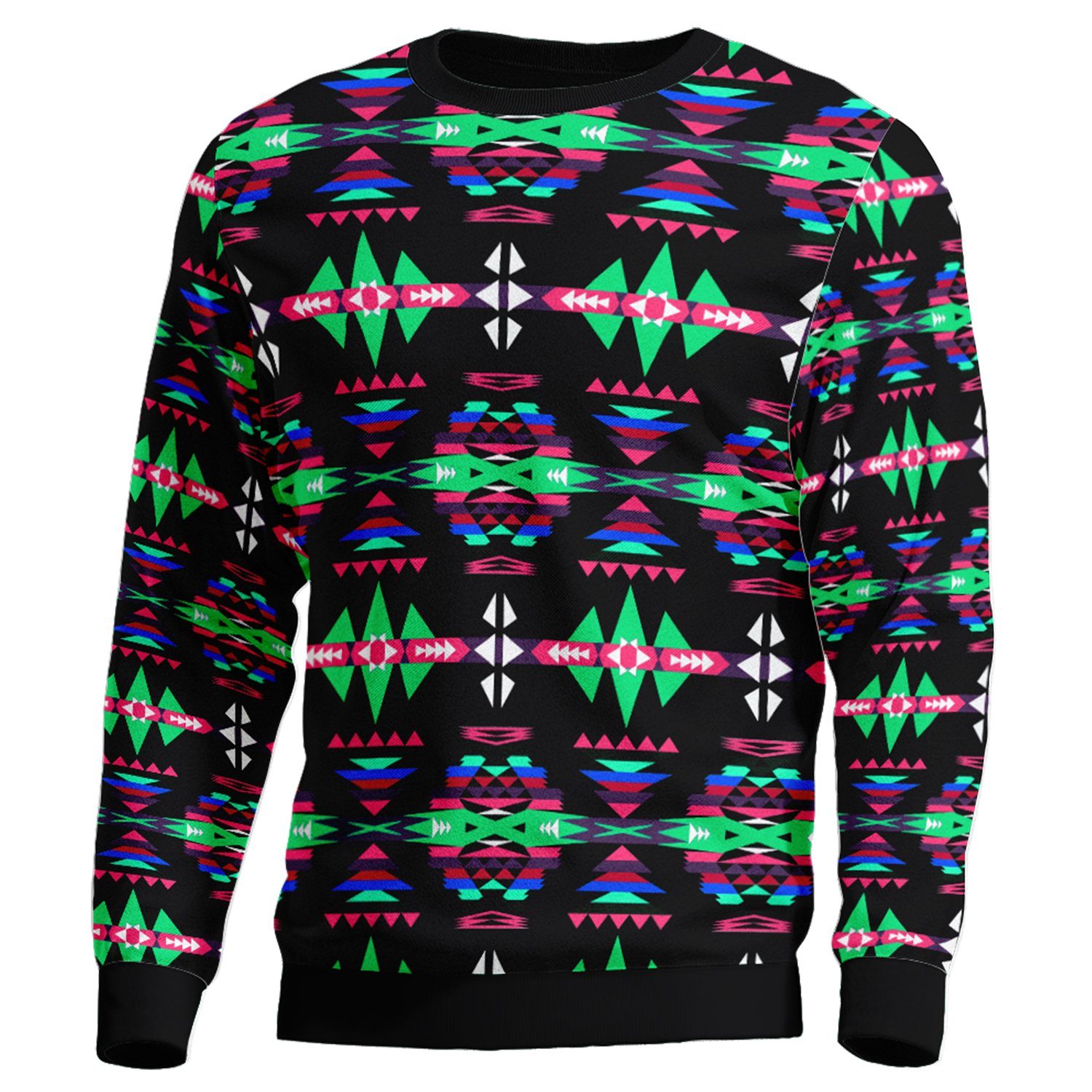 River Trail Journey Unisex Crewneck Long Sleeve Top 49 Dzine