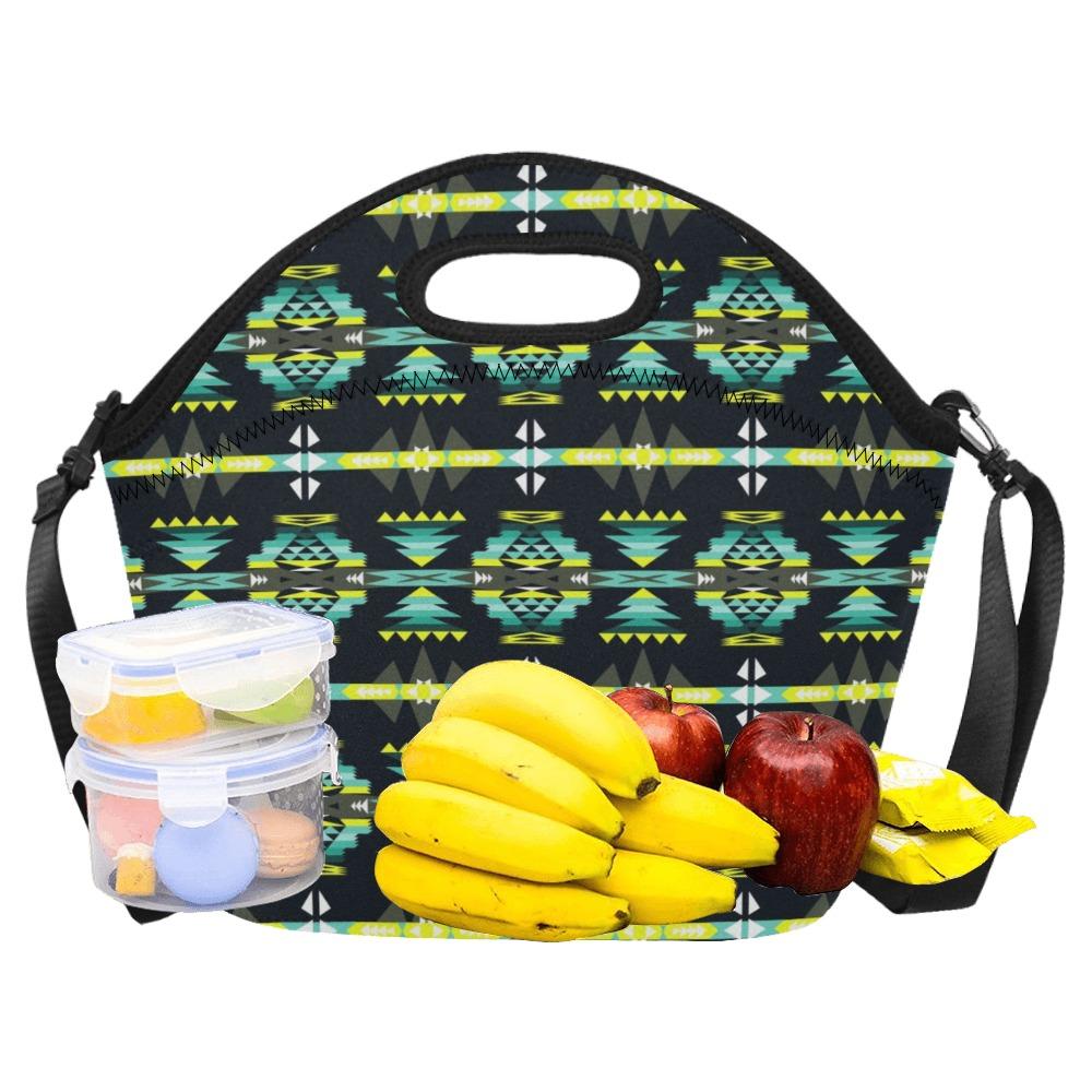 River Trail Neoprene Lunch Bag/Large (Model 1669) bag e-joyer